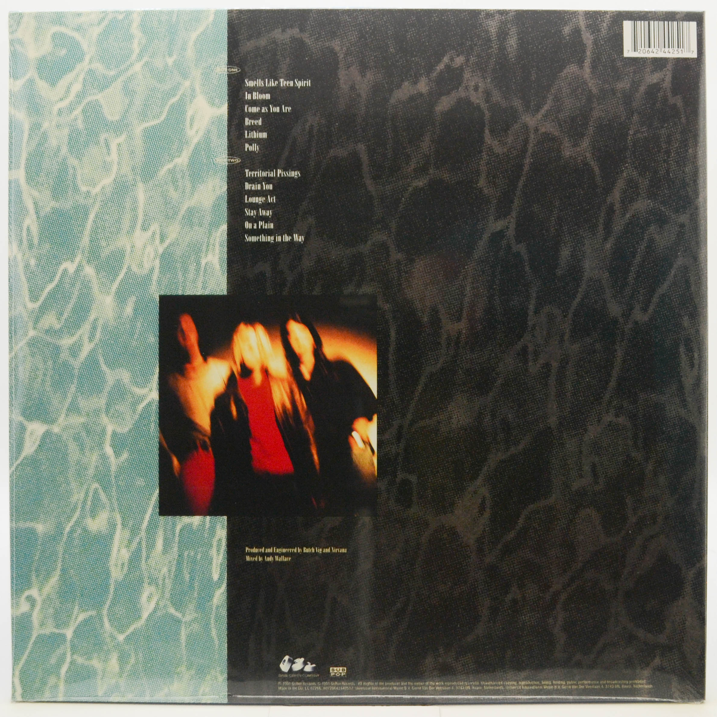 Виниловая пластинка Nirvana — Nevermind, 1991
