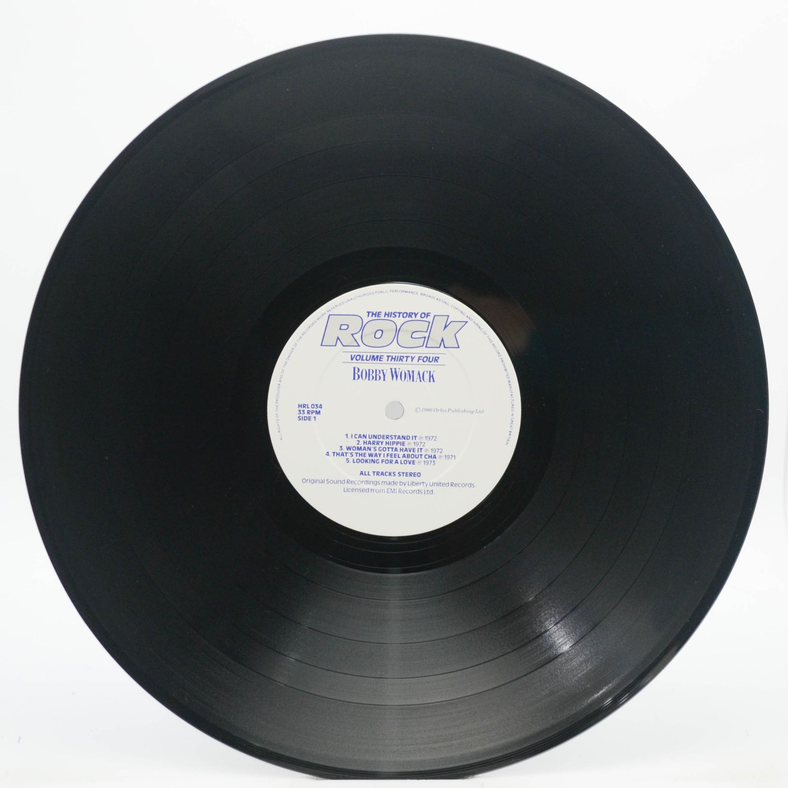 Bobby Womack / Earth Wind & Fire / The Isley Brothers / The O'Jays / Harold Melvin & The Bluenotes — The History Of Rock (Volume Thirty Four) (2LP, UK), 1986