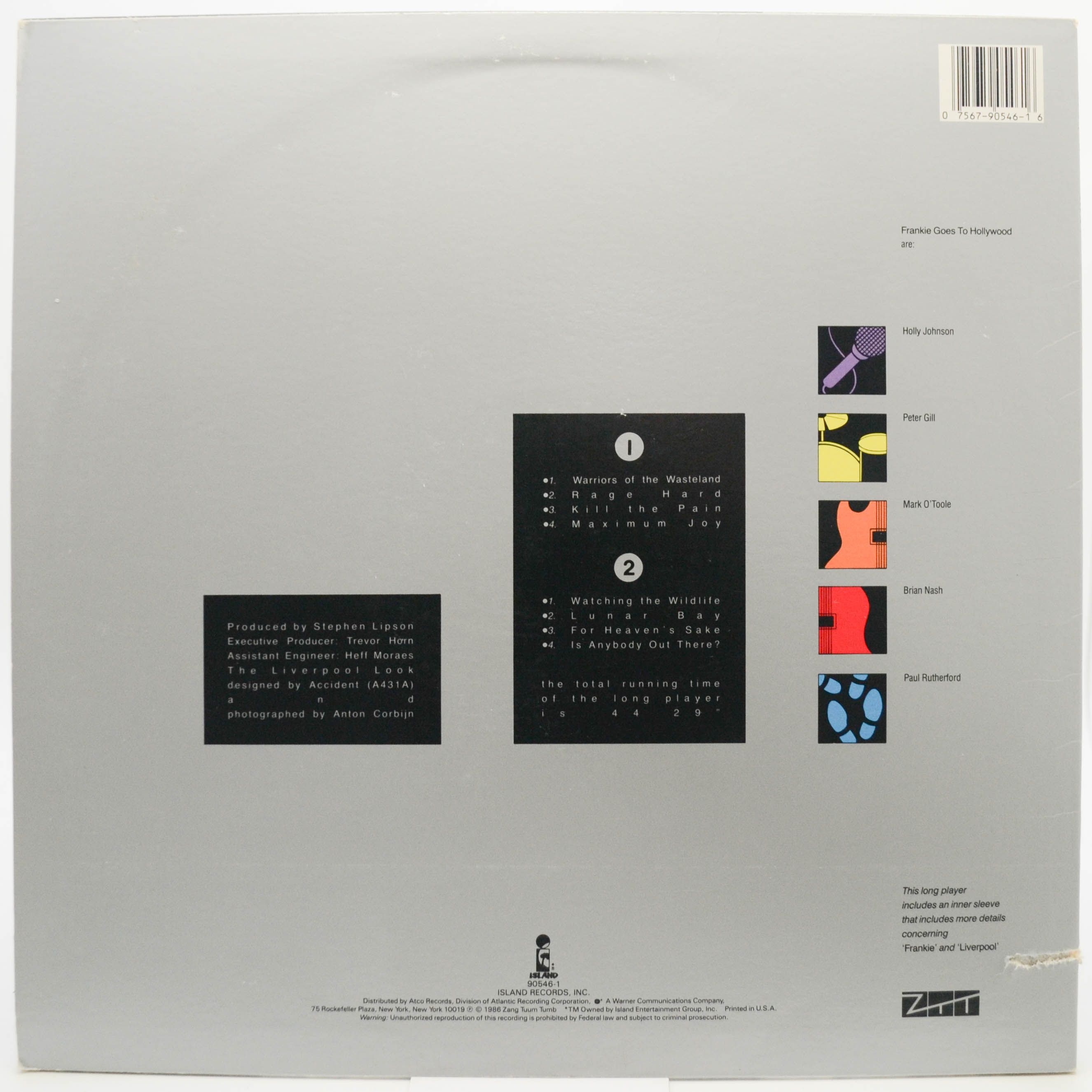 Frankie Goes To Hollywood — Liverpool (USA), 1986