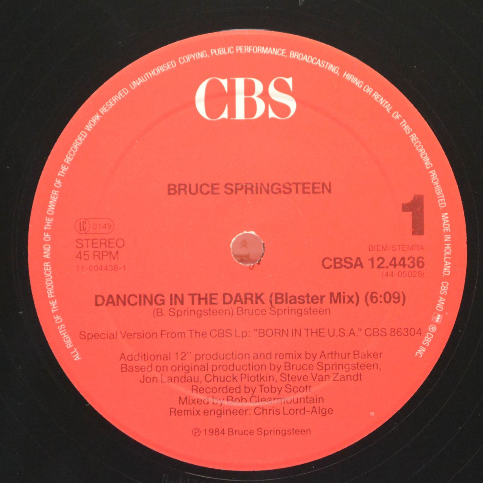 Bruce Springsteen — Dancing In The Dark, 1984