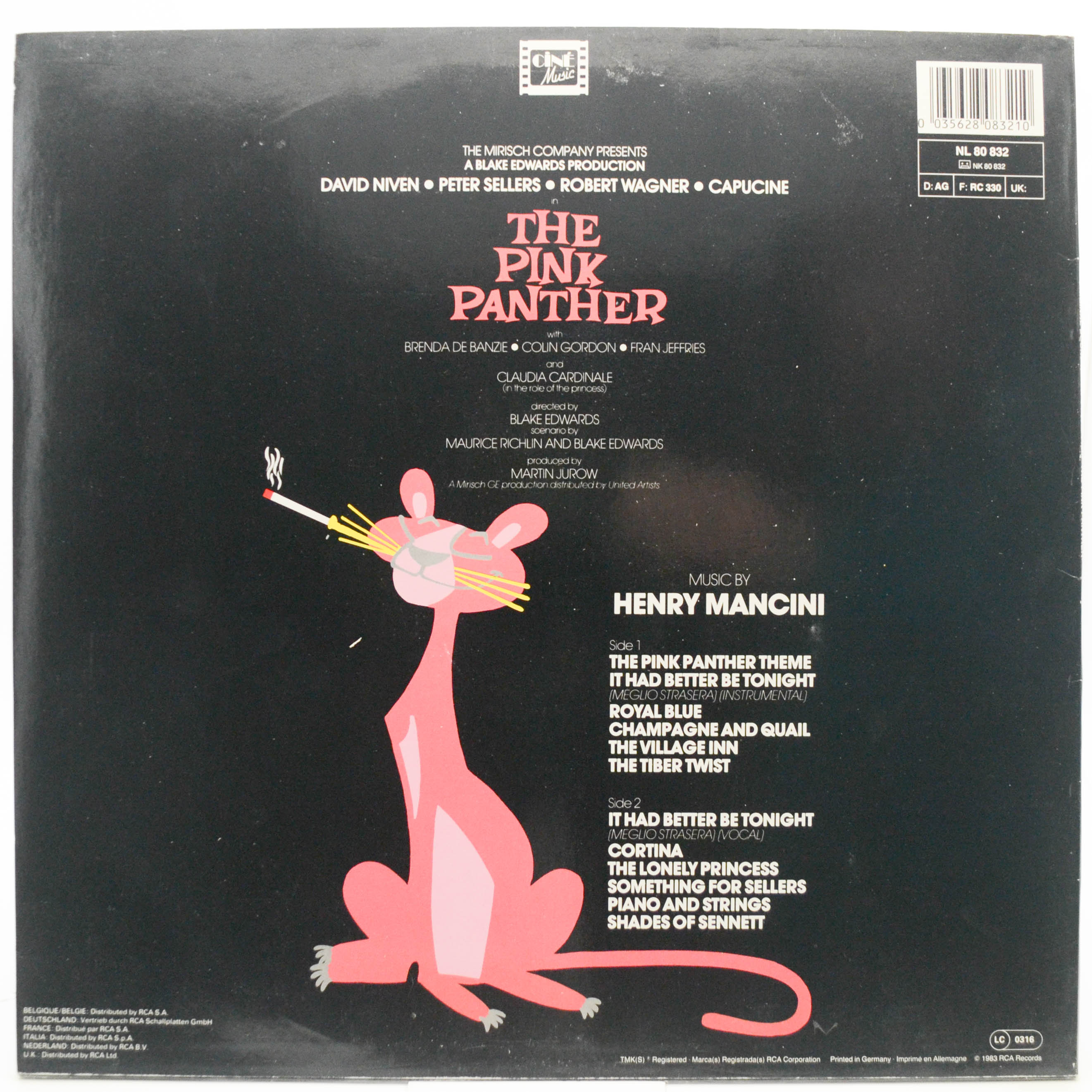 Henry Mancini — The Pink Panther, 1963