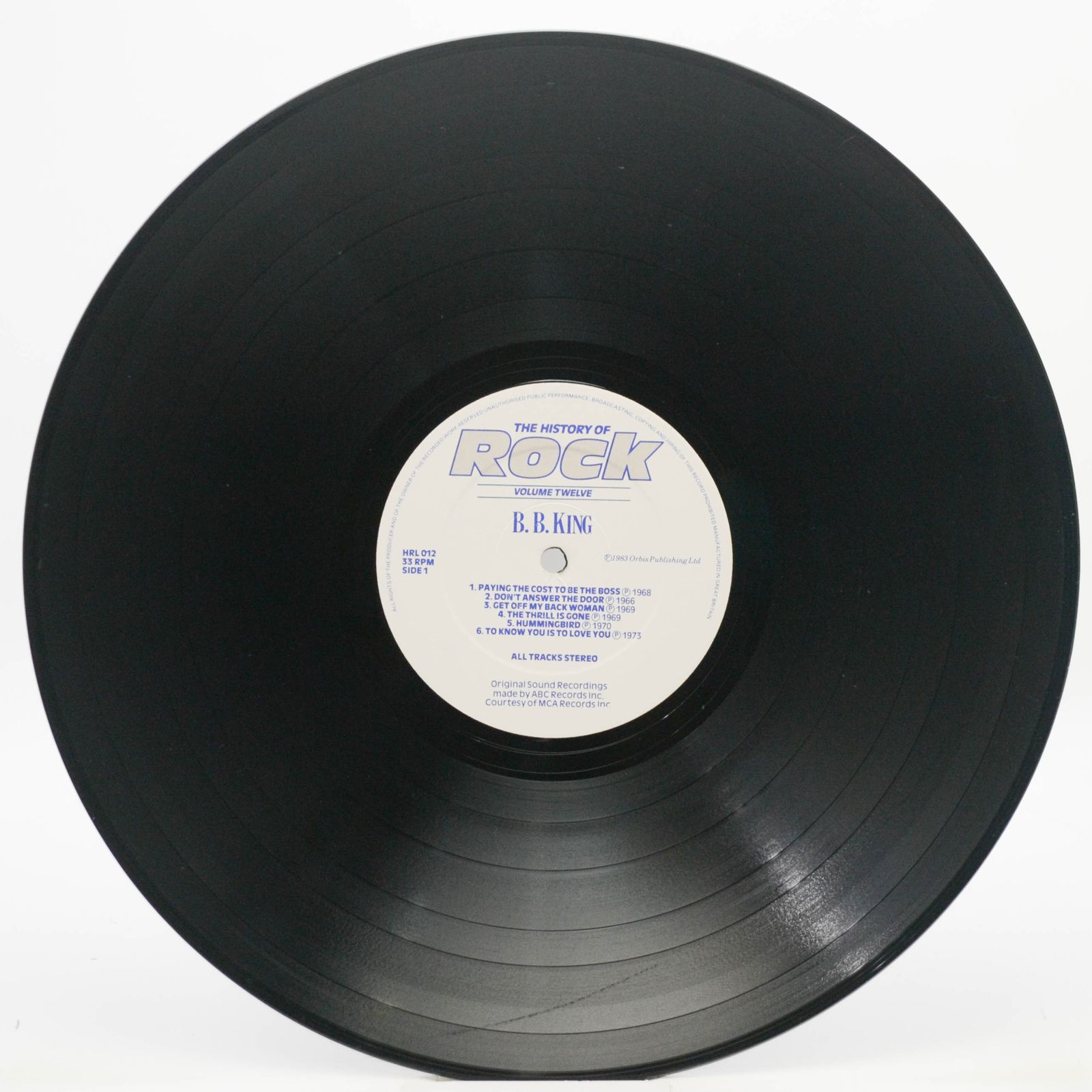 B. B. King / The Yardbirds / Alexis Korner / Fleetwood Mac — The History Of Rock (Volume Twelve) (2LP, UK), 1983