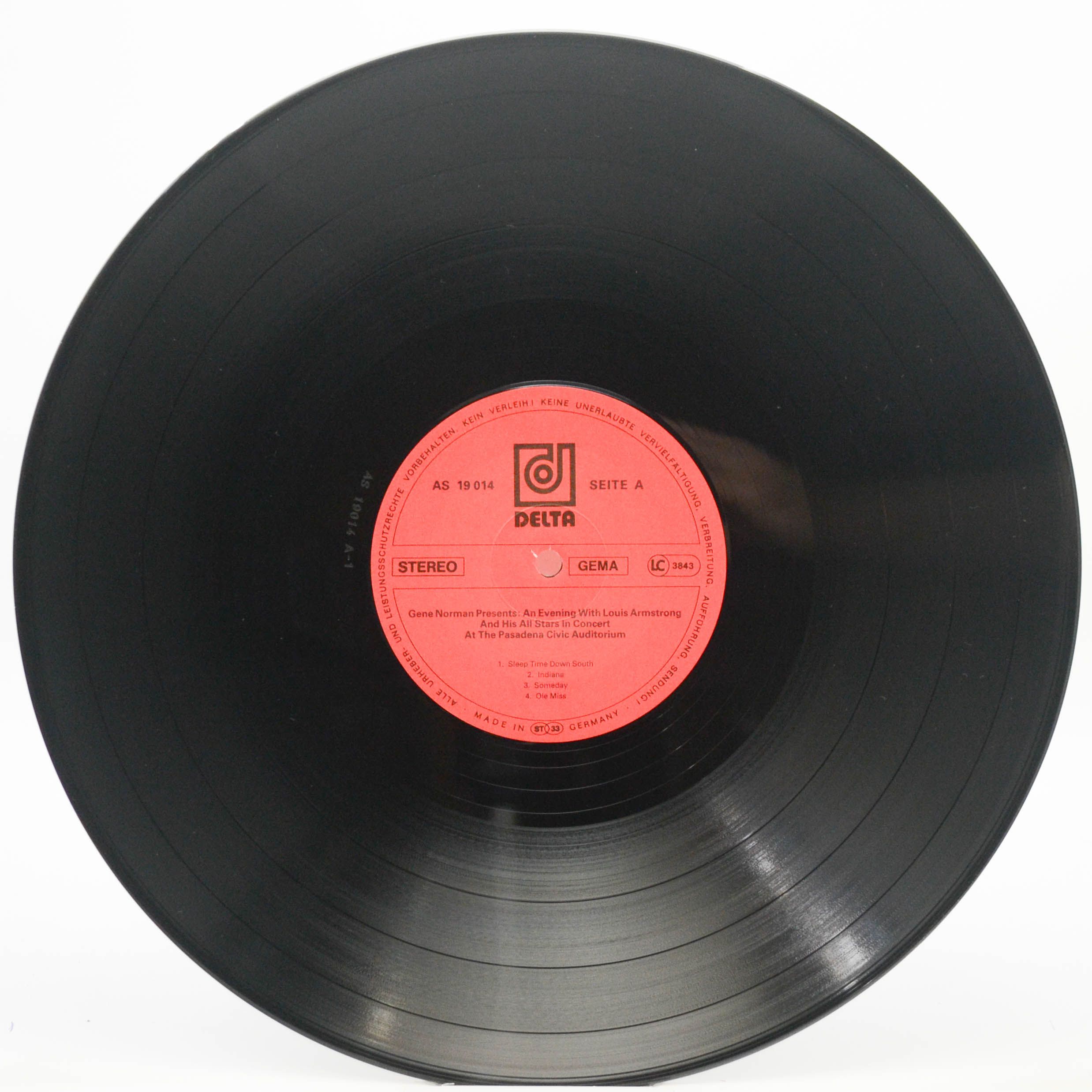 Louis Armstrong And His All Stars — An Evening With Louis Armstrong And His All Stars In Concert At The Pasadena Civic Auditorium (2LP), 1977