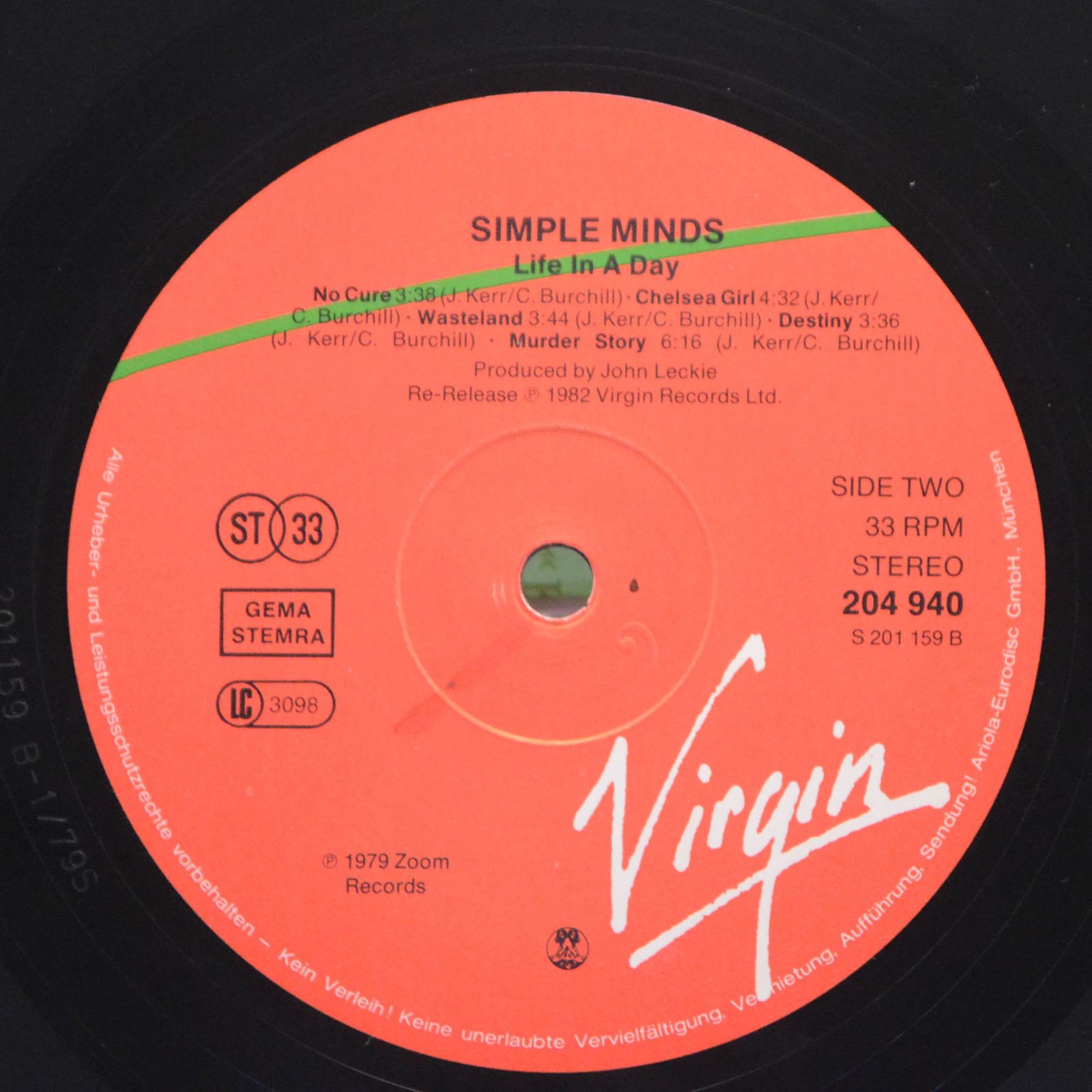 Simple Minds — Life In A Day, 1984