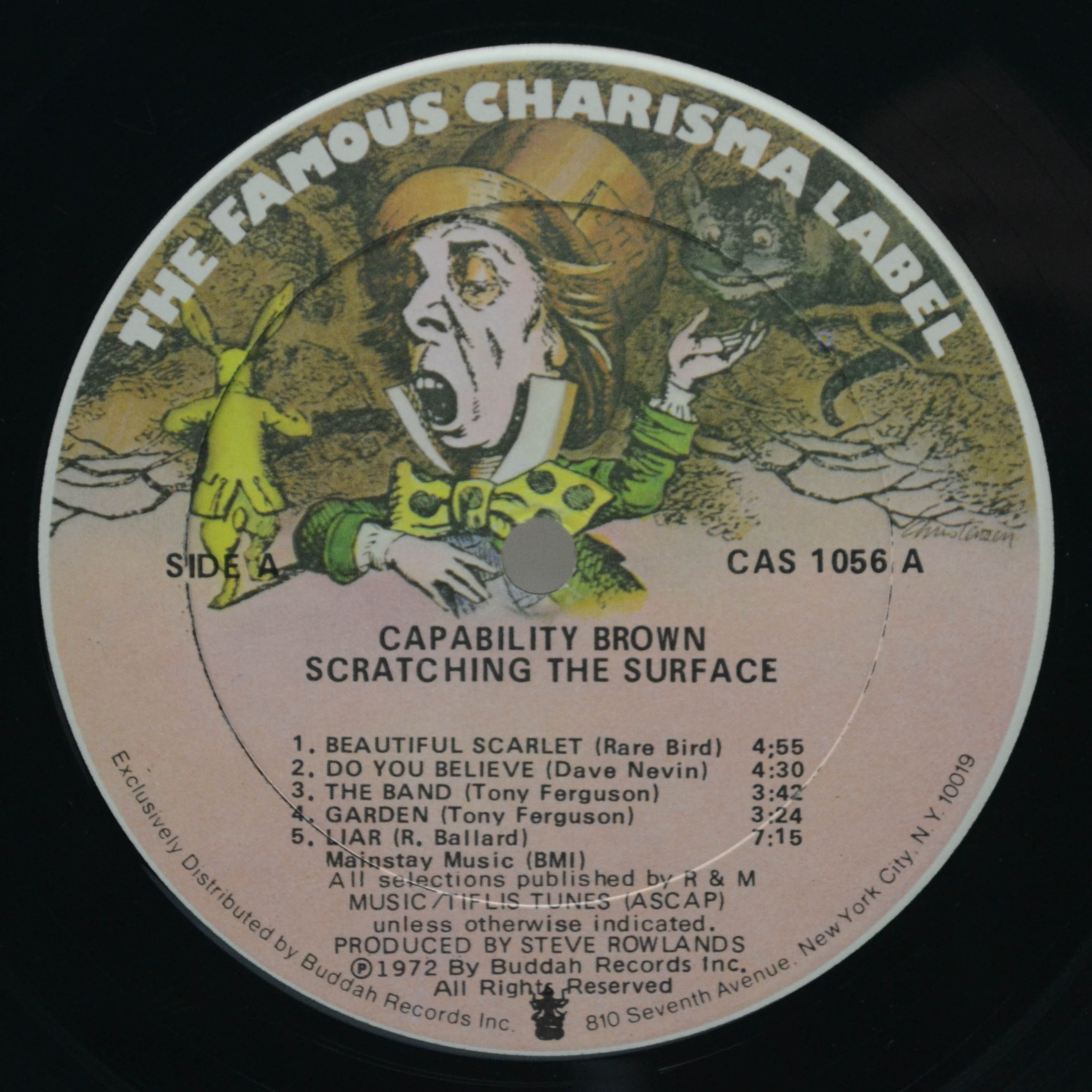 Виниловая пластинка Capability Brown — From Scratch (USA), 1972