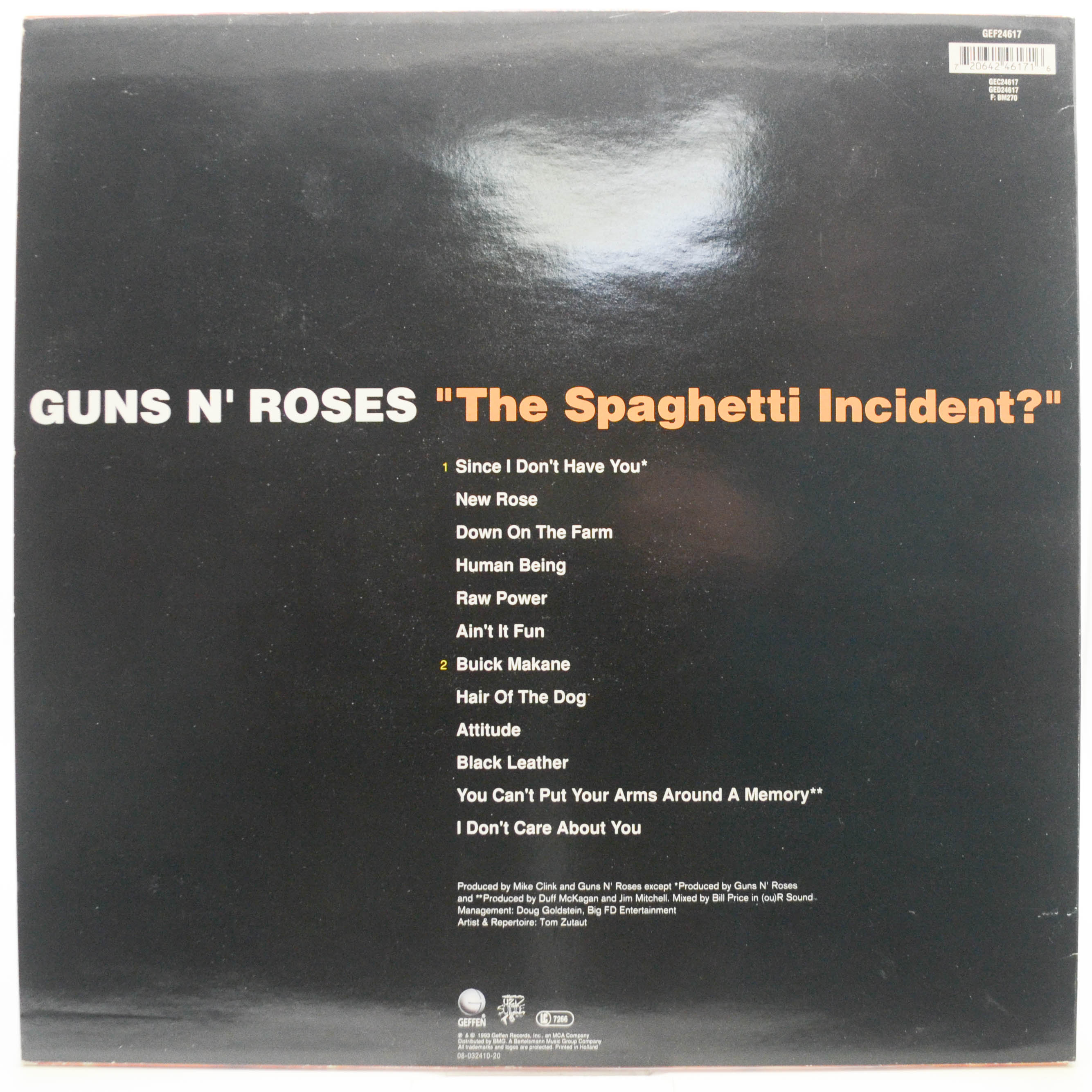 Виниловая пластинка Guns N' Roses — "The Spaghetti Incident?", 1993