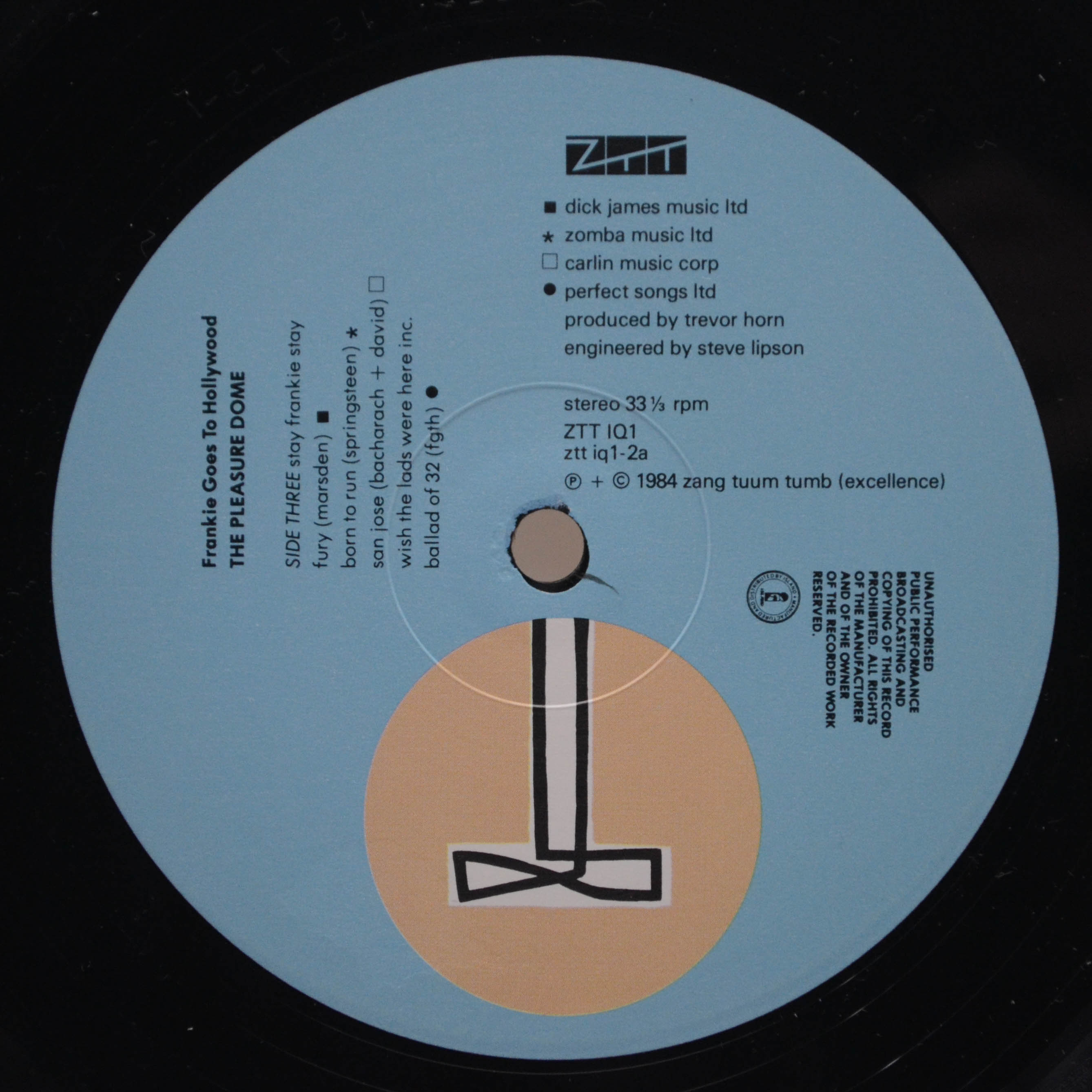 Frankie Goes To Hollywood — Welcome To The Pleasuredome (2LP, 1-st, UK), 1984