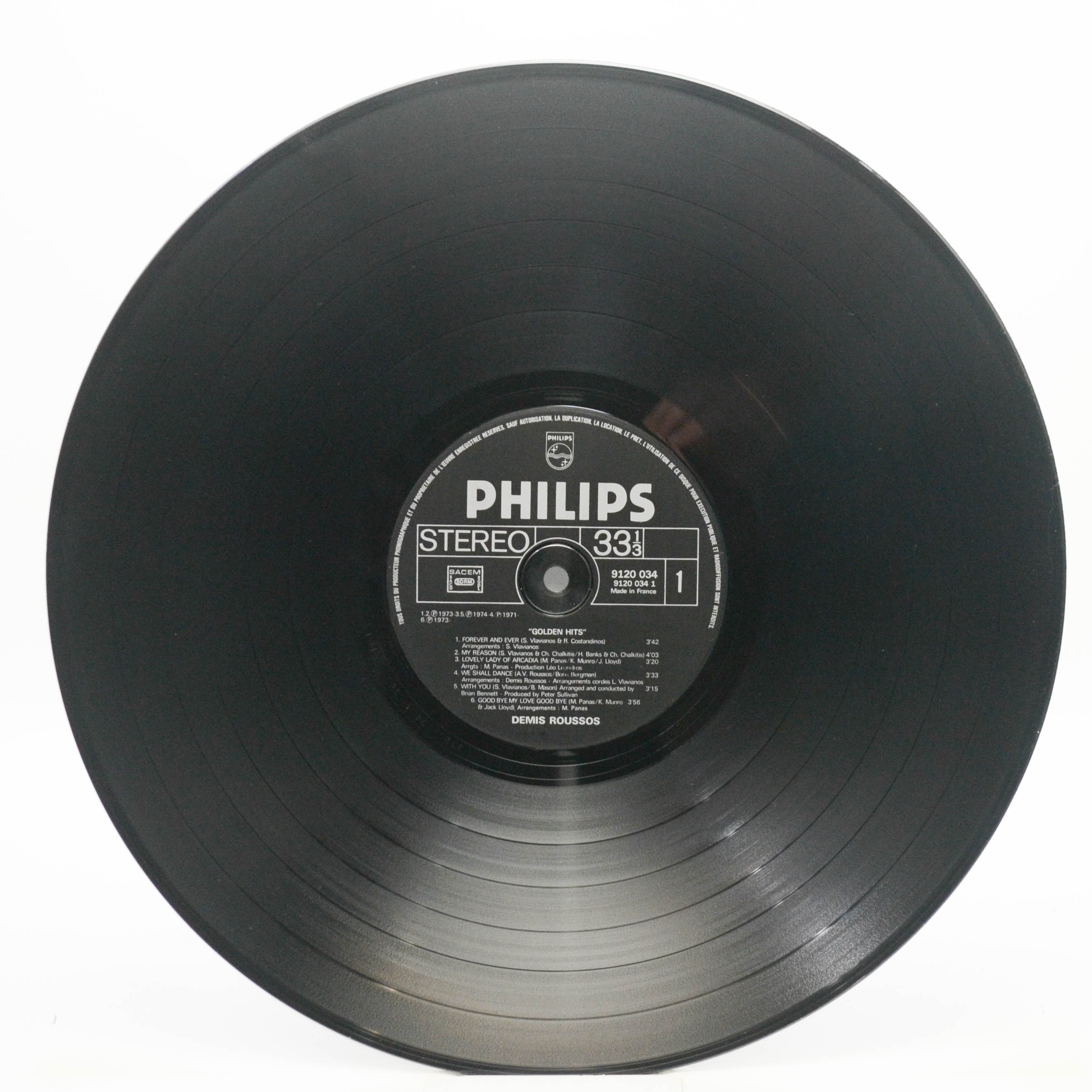 Demis Roussos — Golden Hits (France), 1975