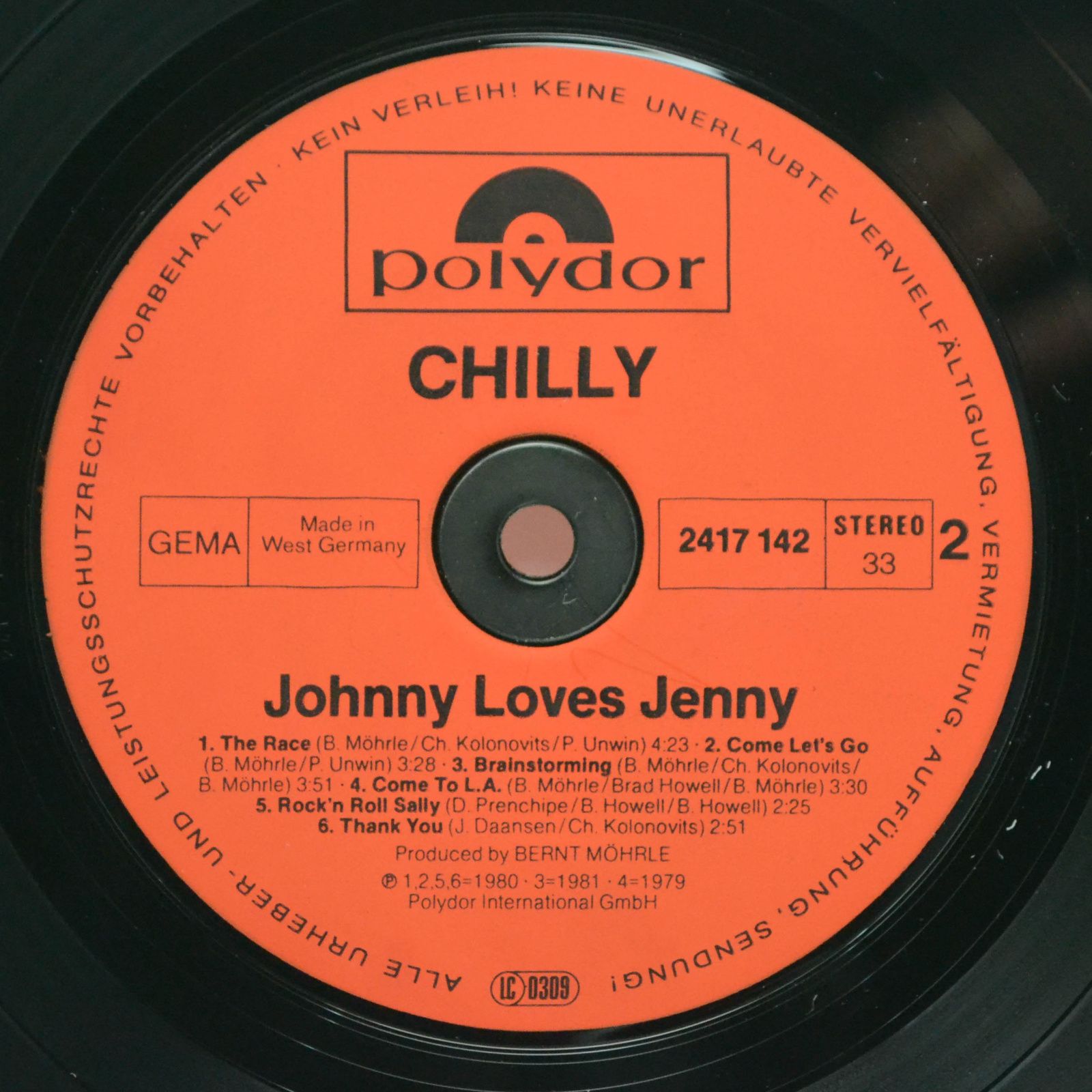 Chilly — Johnny Loves Jenny, 1981