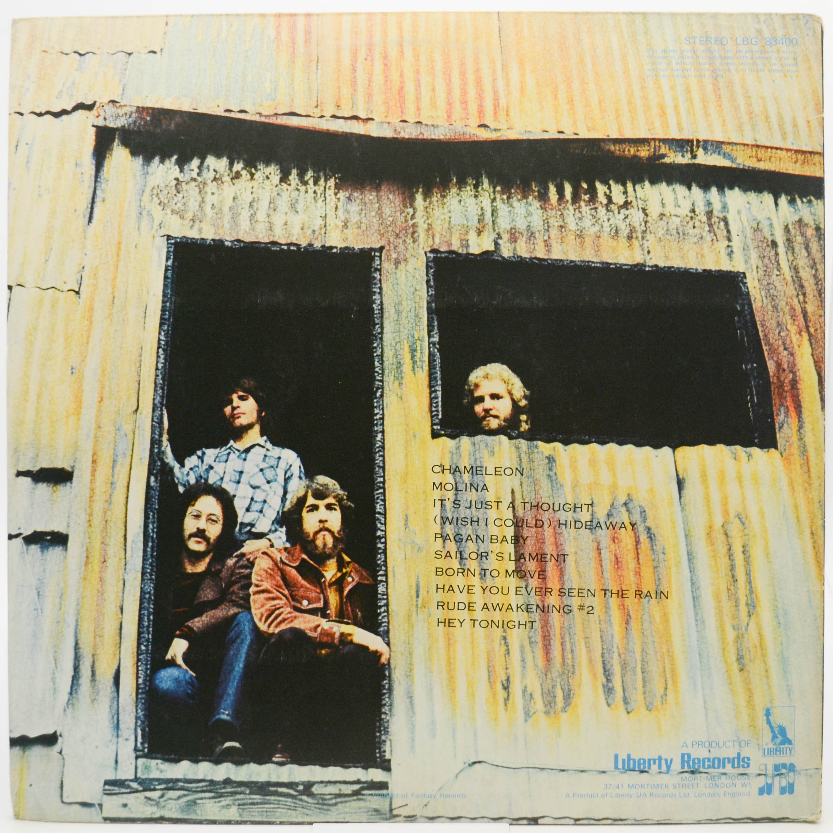 Creedence Clearwater Revival — Pendulum (UK), 1971
