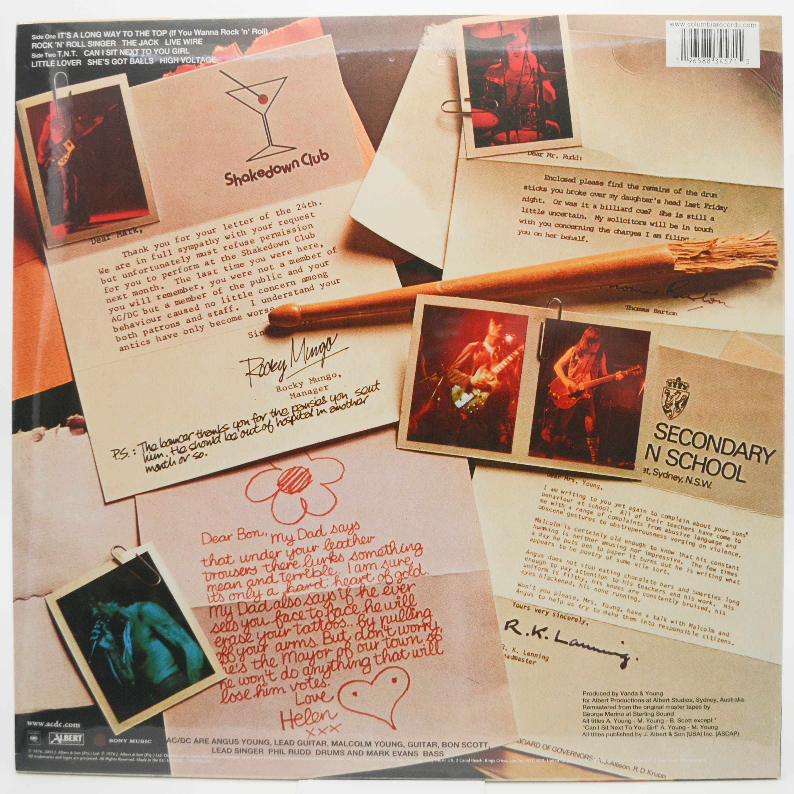 AC/DC — High Voltage, 1976