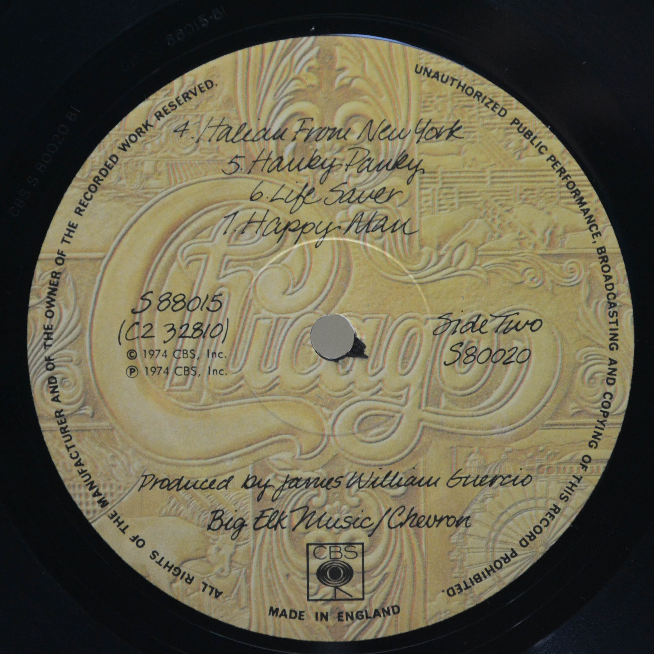 Chicago — Chicago VII (2LP, UK), 1974