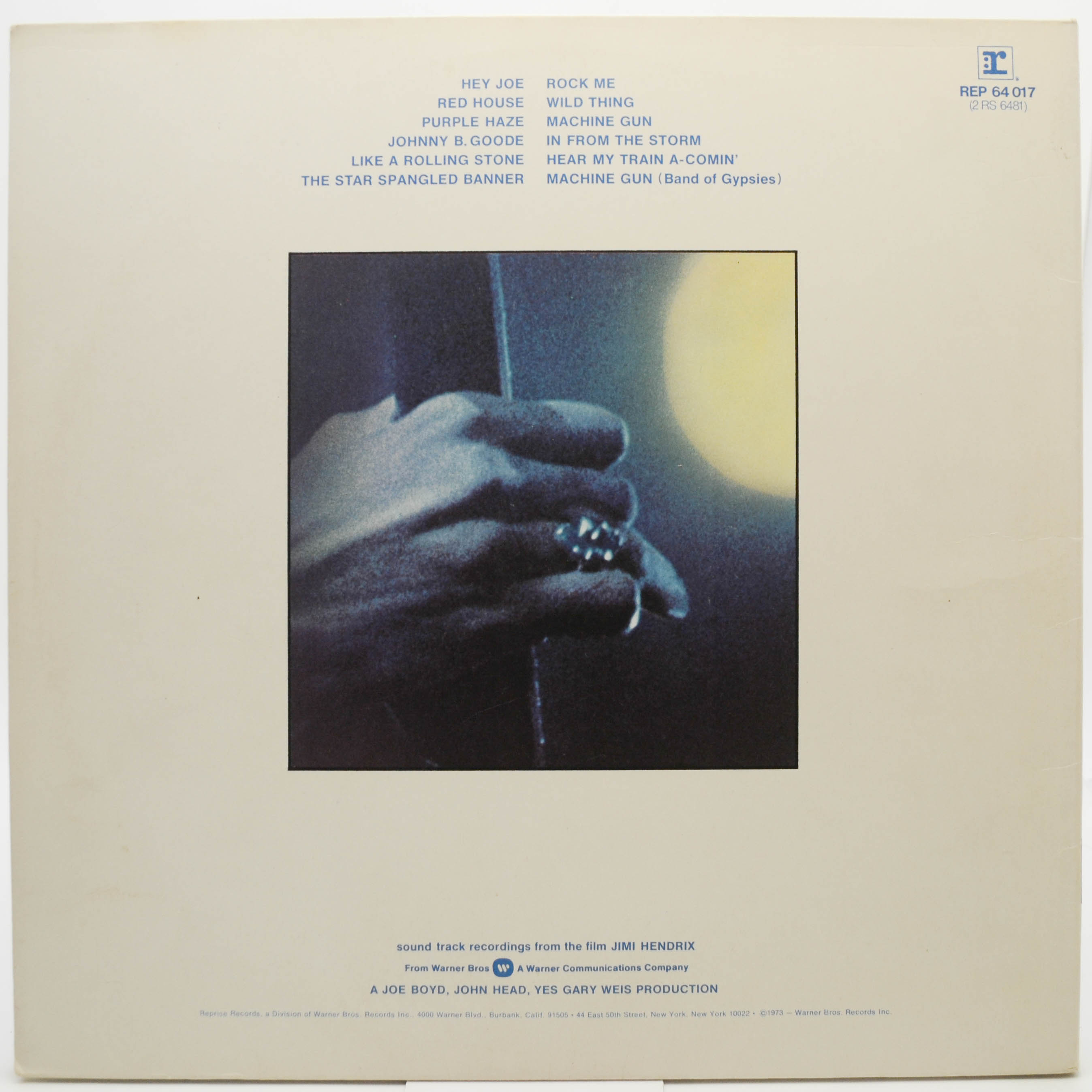 Jimi Hendrix — Sound Track Recordings From The Film "Jimi Hendrix" (2LP), 1973