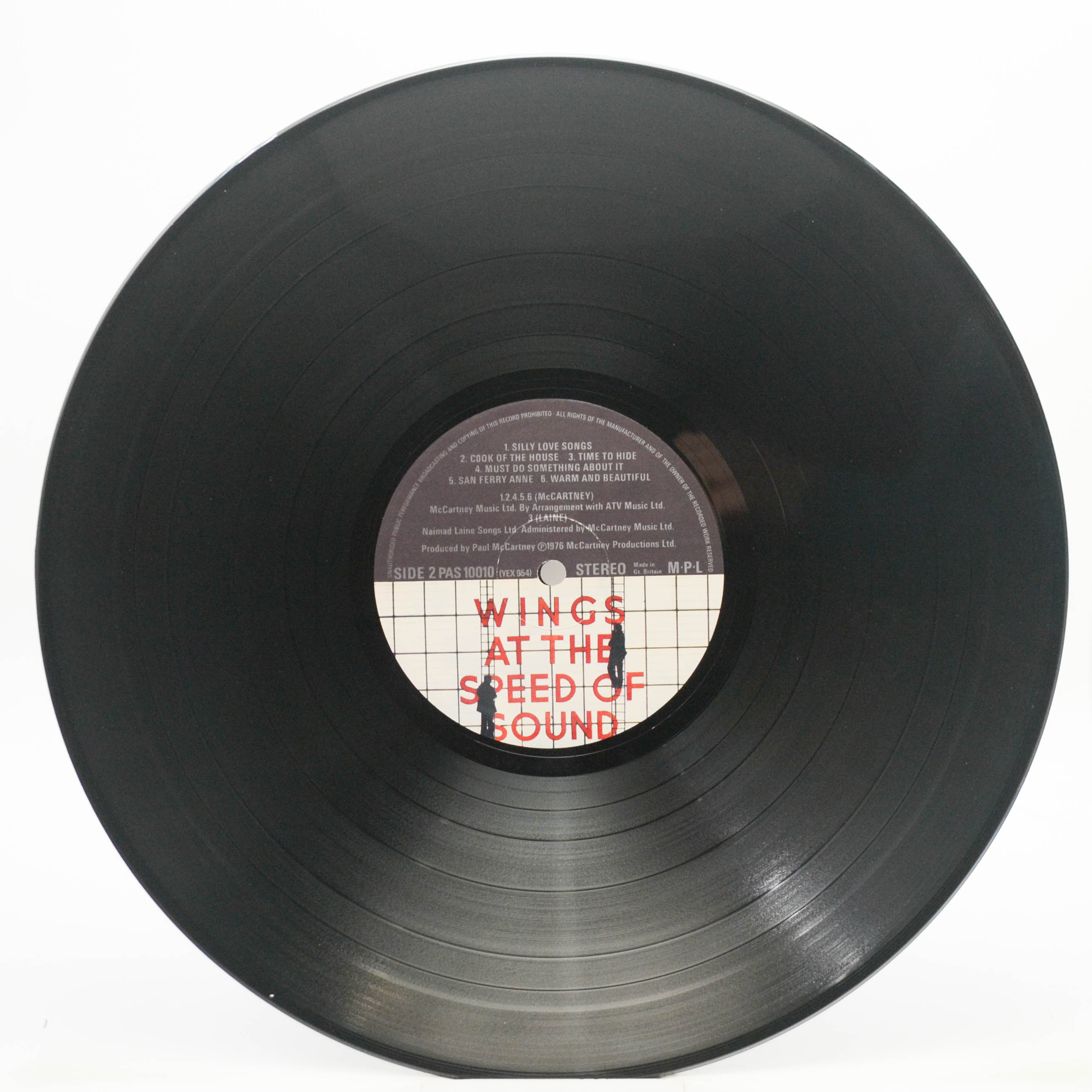 Wings — Wings At The Speed Of Sound (1-st, UK), 1976