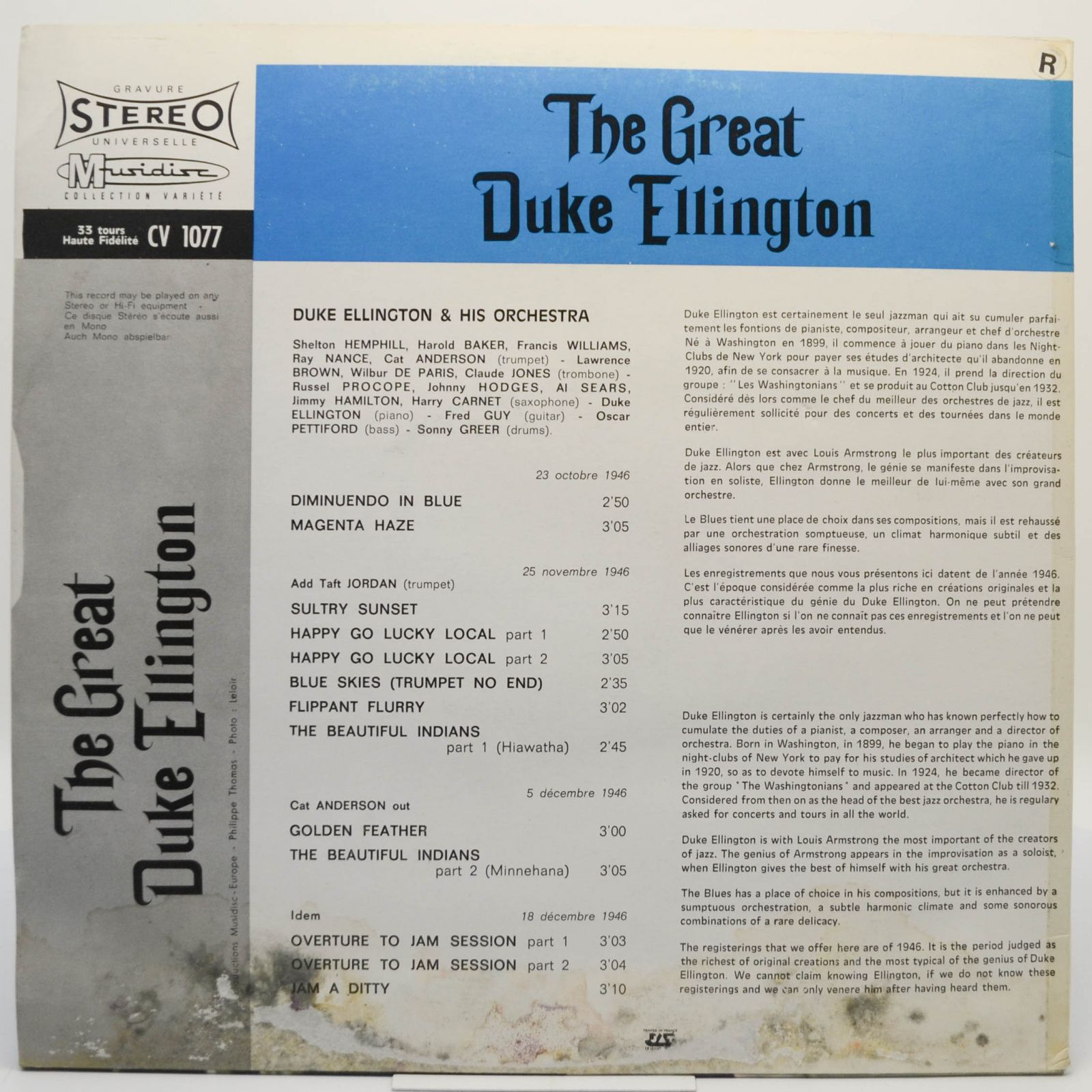 Duke Ellington — The Great Duke Ellington, 1956