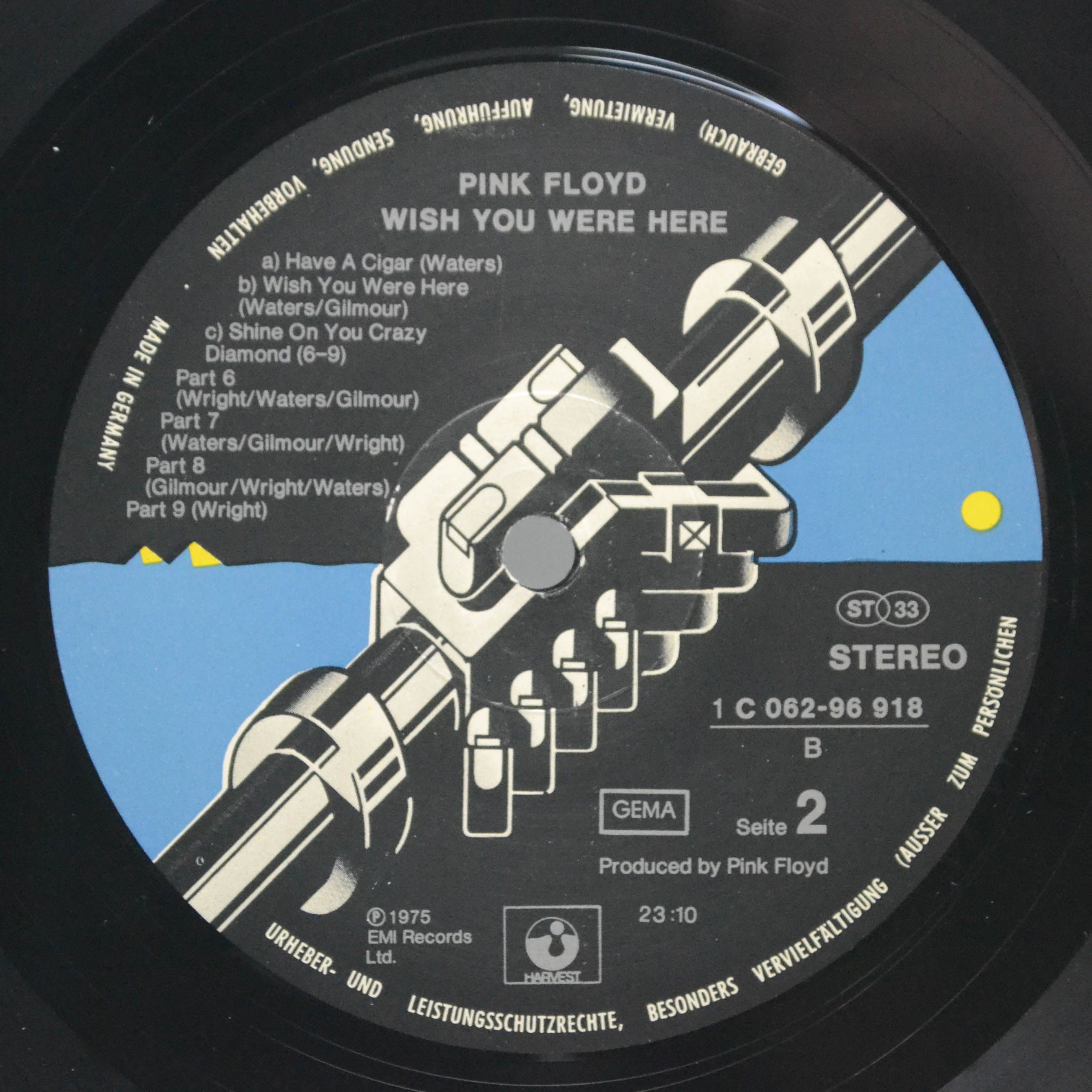 Pink Floyd — Wish You Were Here (postcard), 1975