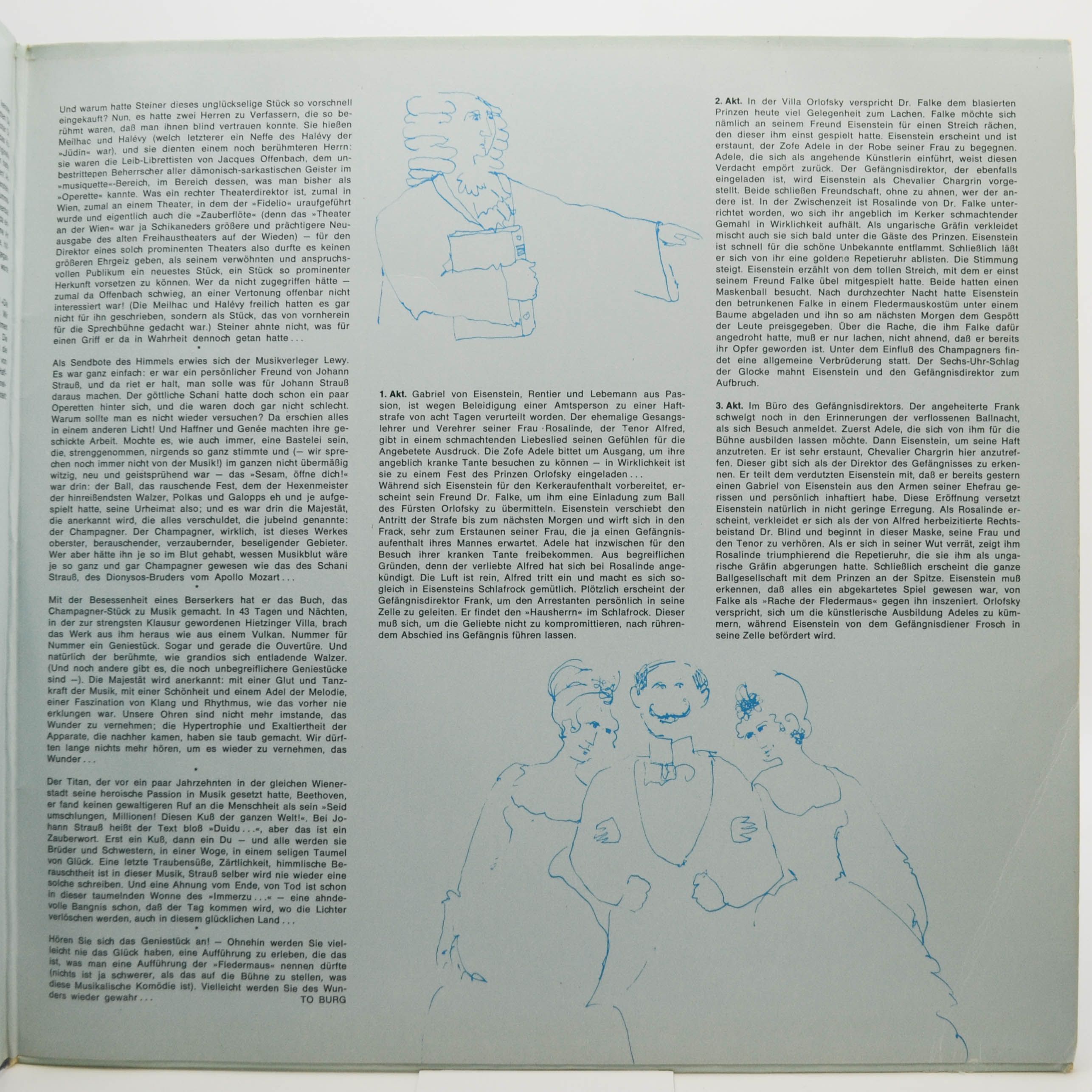 Johann Strauss — Die Fledermaus - Gesamtaufnahme (2LP), 1964