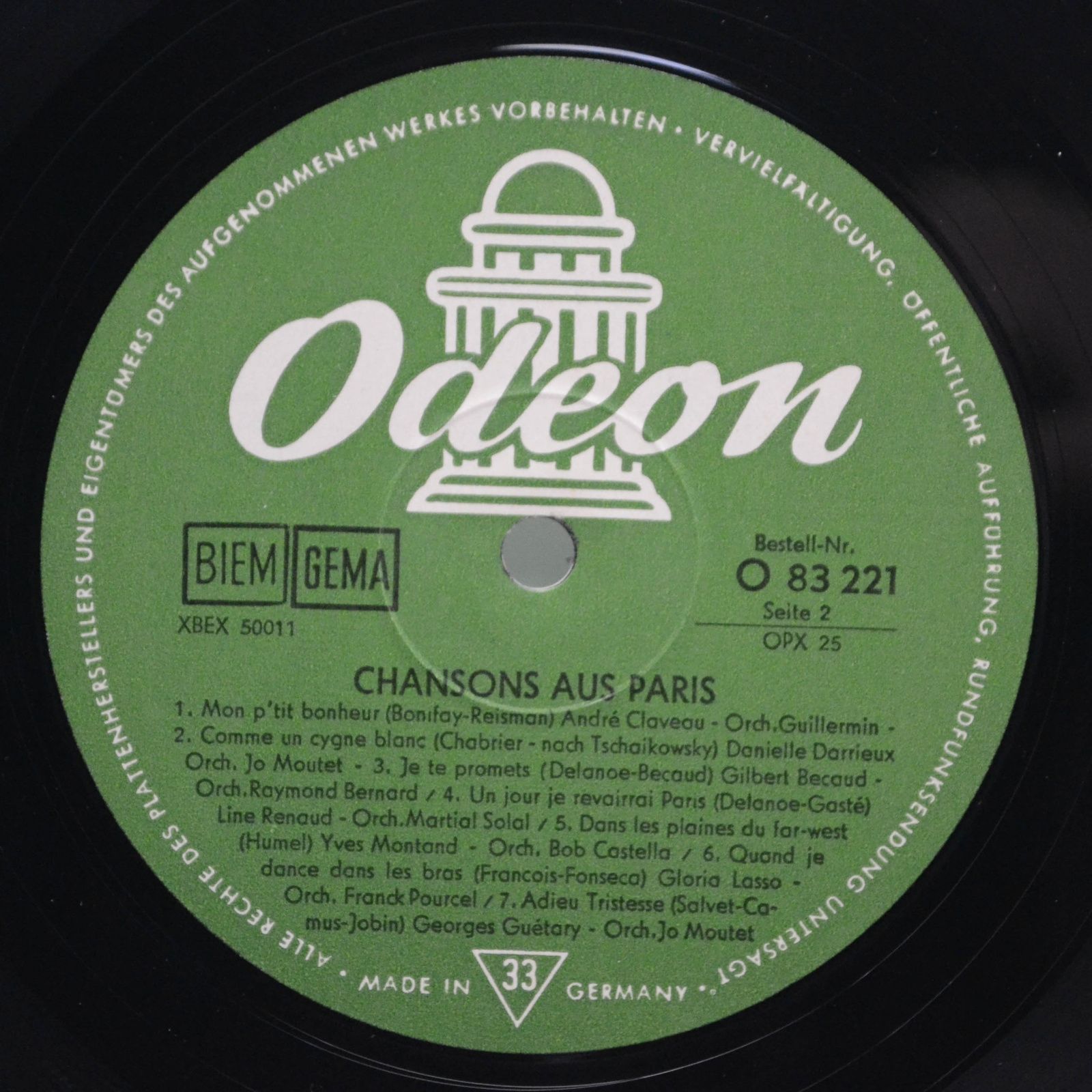 Various — Chansons Aus Paris, 1963