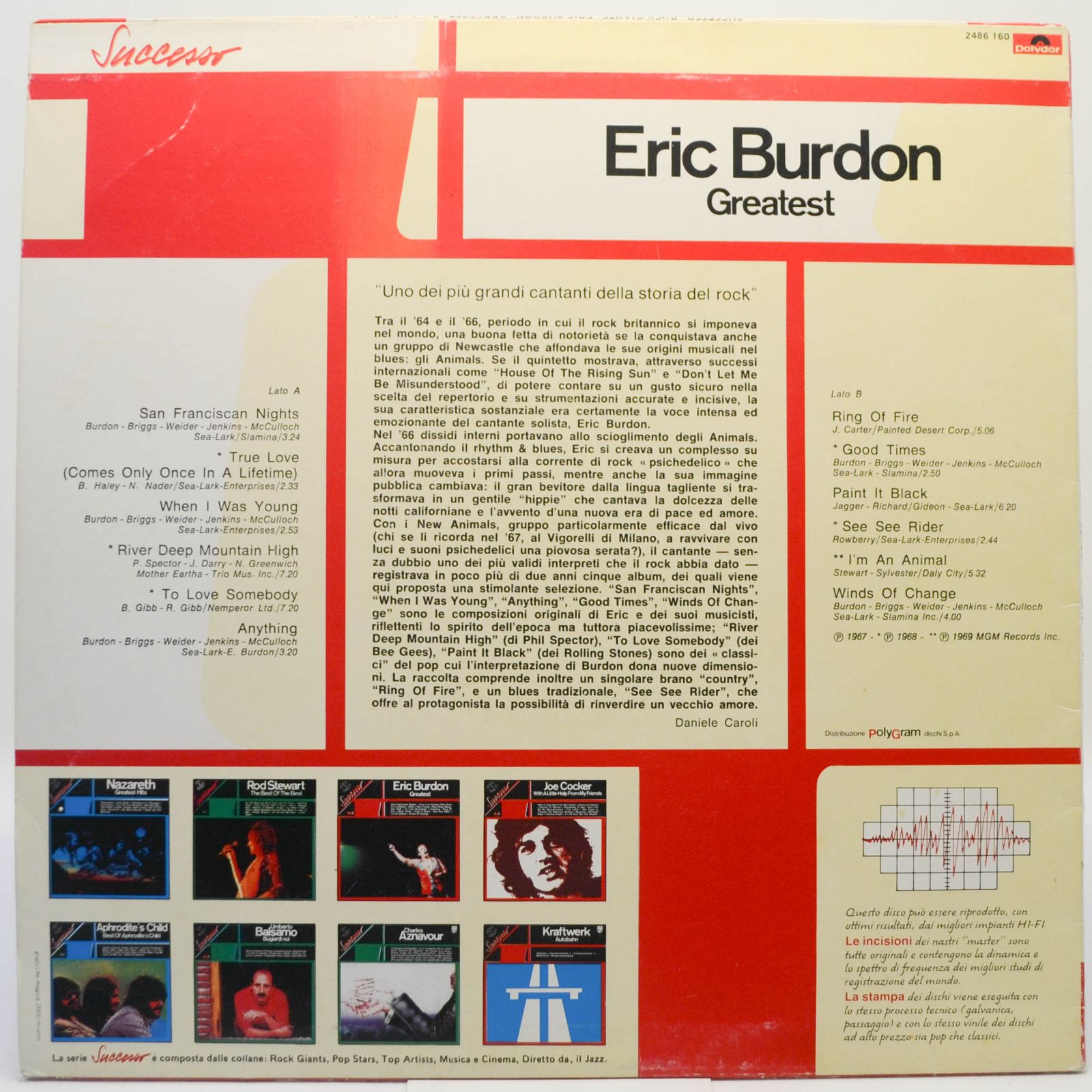 Eric Burdon — Greatest, 1969