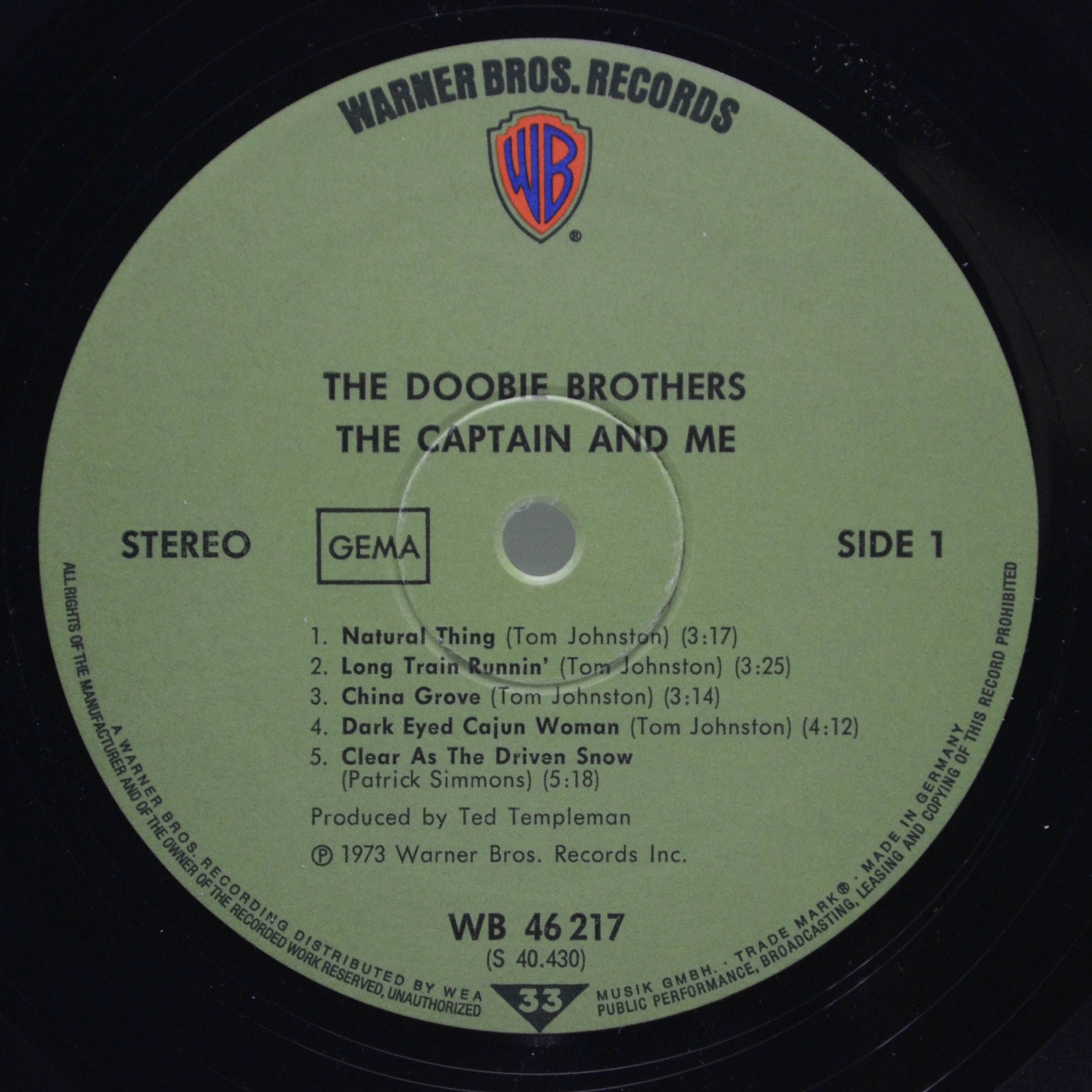Doobie Brothers — The Captain And Me, 1973