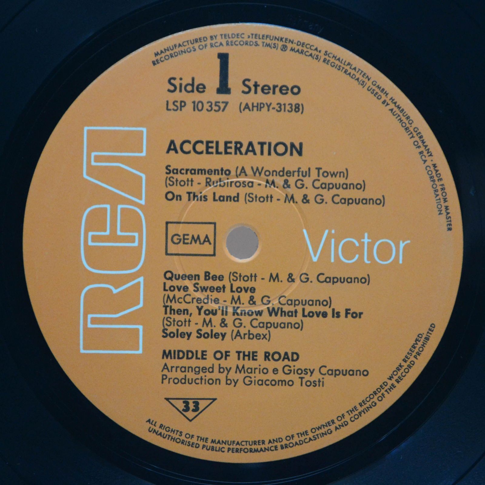 Middle Of The Road — Acceleration, 1971