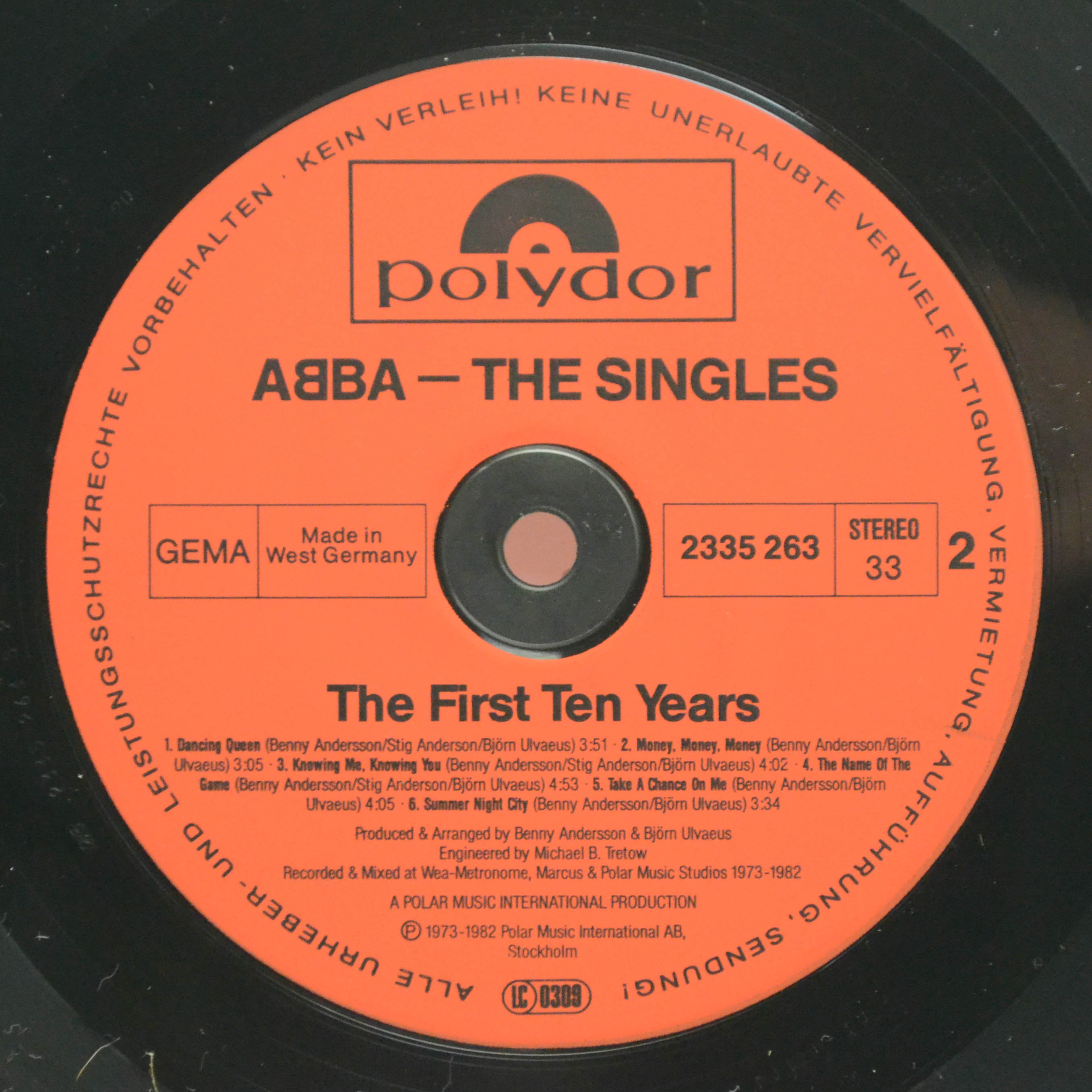 Виниловая пластинка ABBA — The Singles (The First Ten Years) (2LP), 1982
