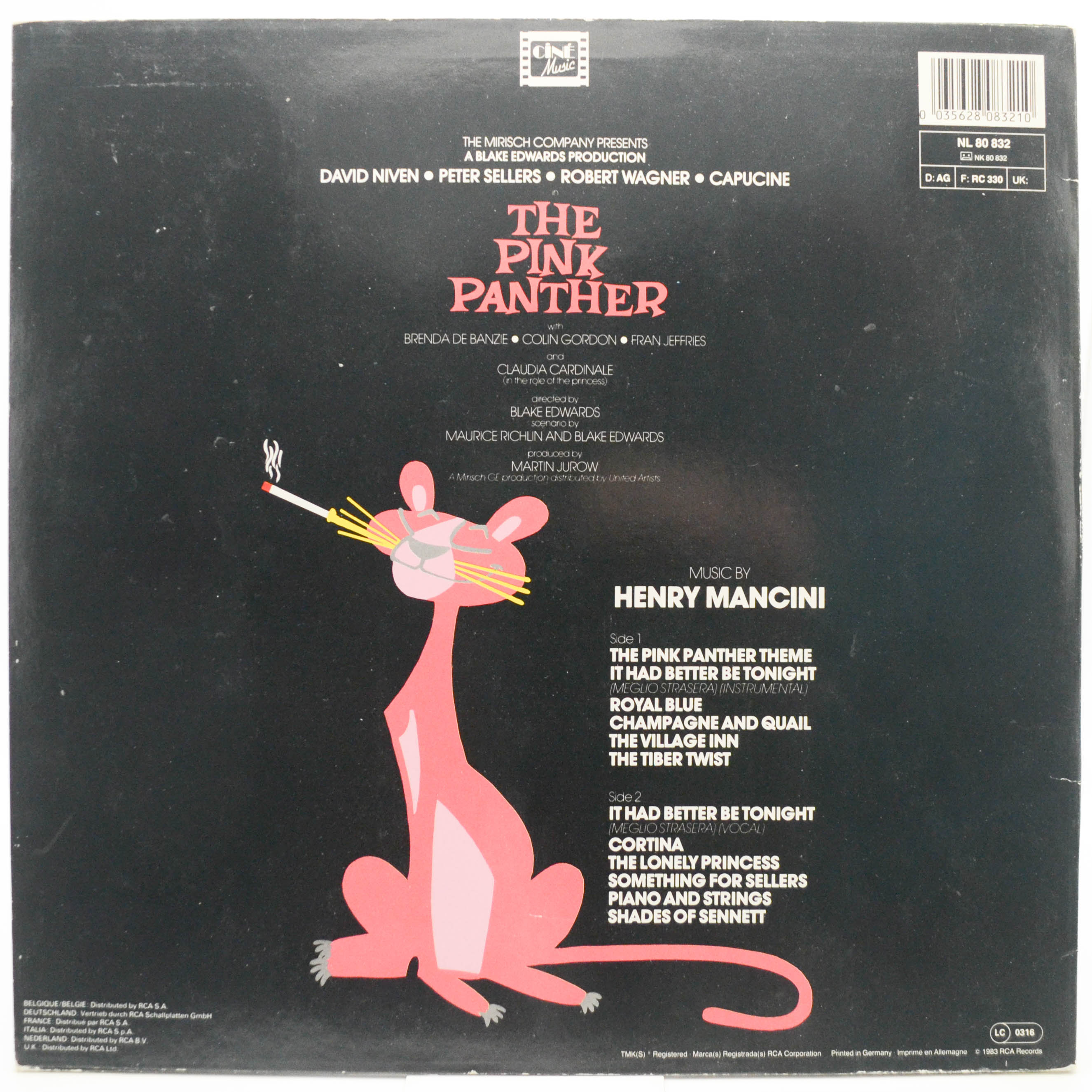 Henry Mancini — The Pink Panther, 1963