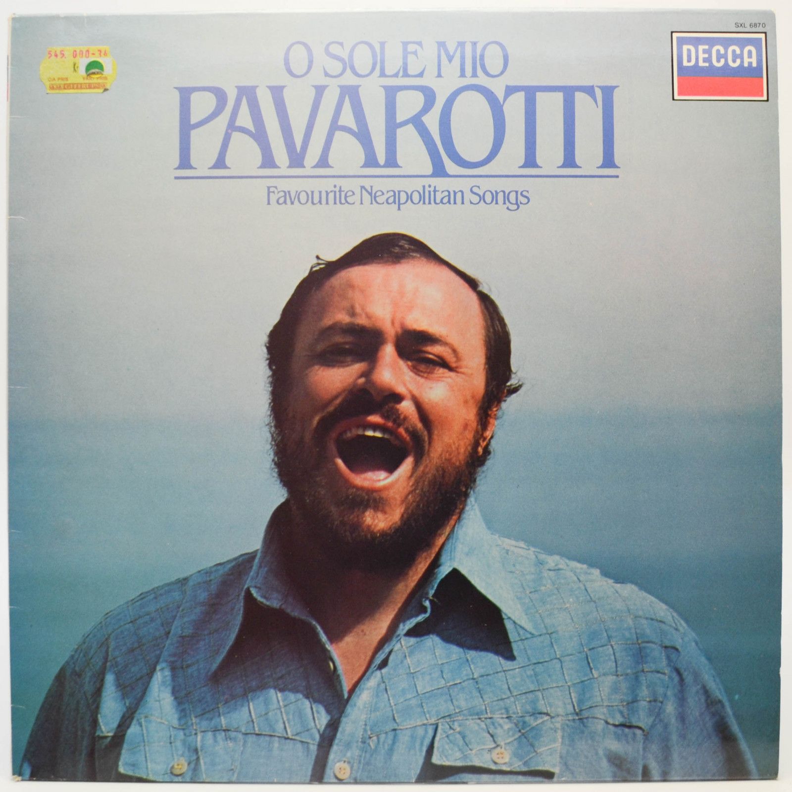 Luciano Pavarotti — O Sole Mio (Favourite Neapolitan Songs) (booklet), 1979