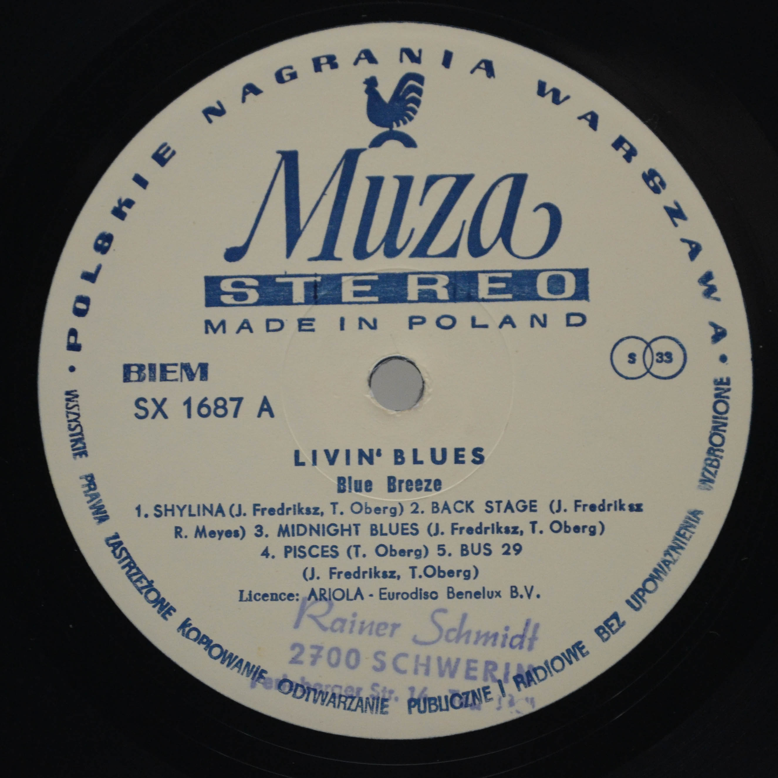 Livin' Blues — Blue Breeze, 1976