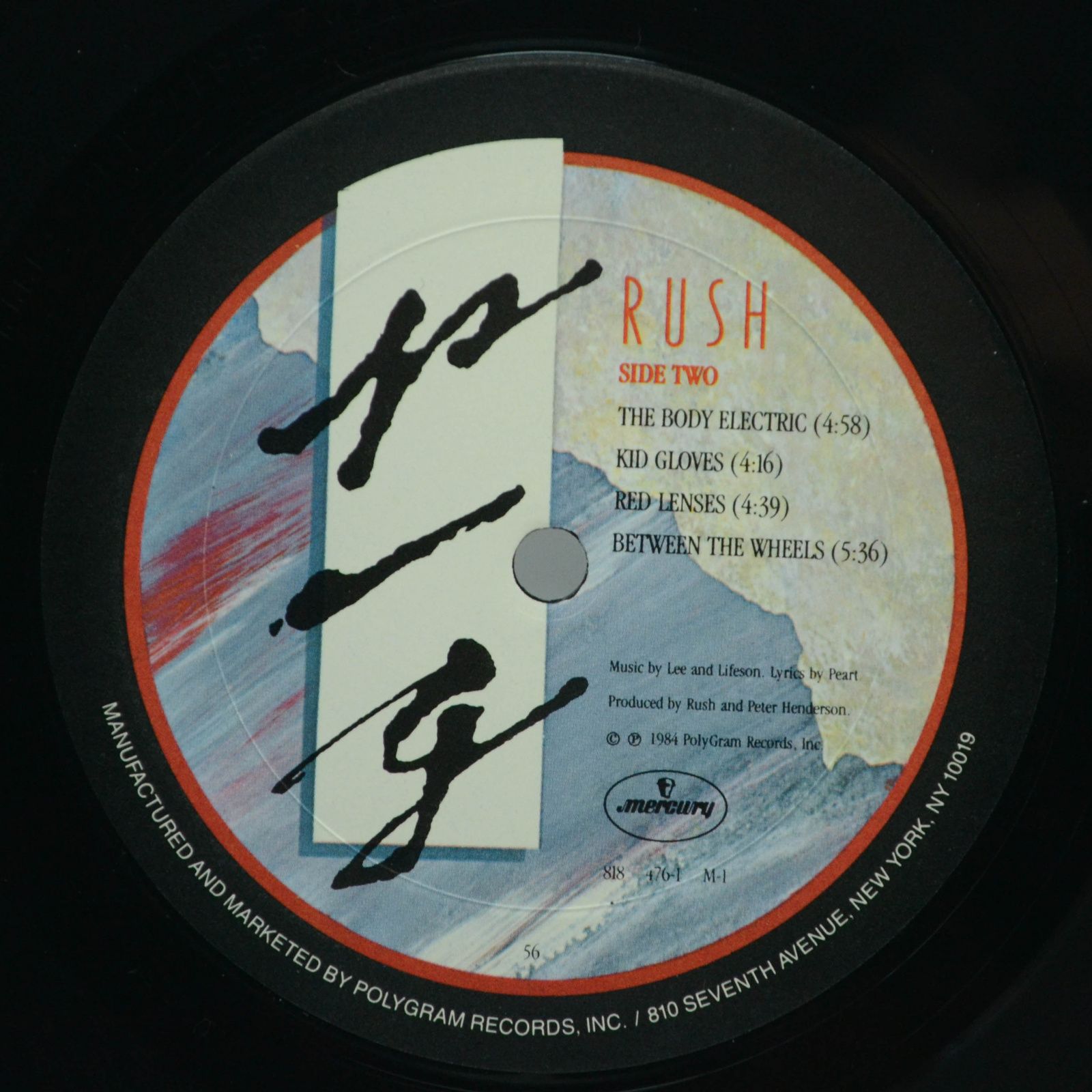 Rush — Grace Under Pressure (USA), 1984