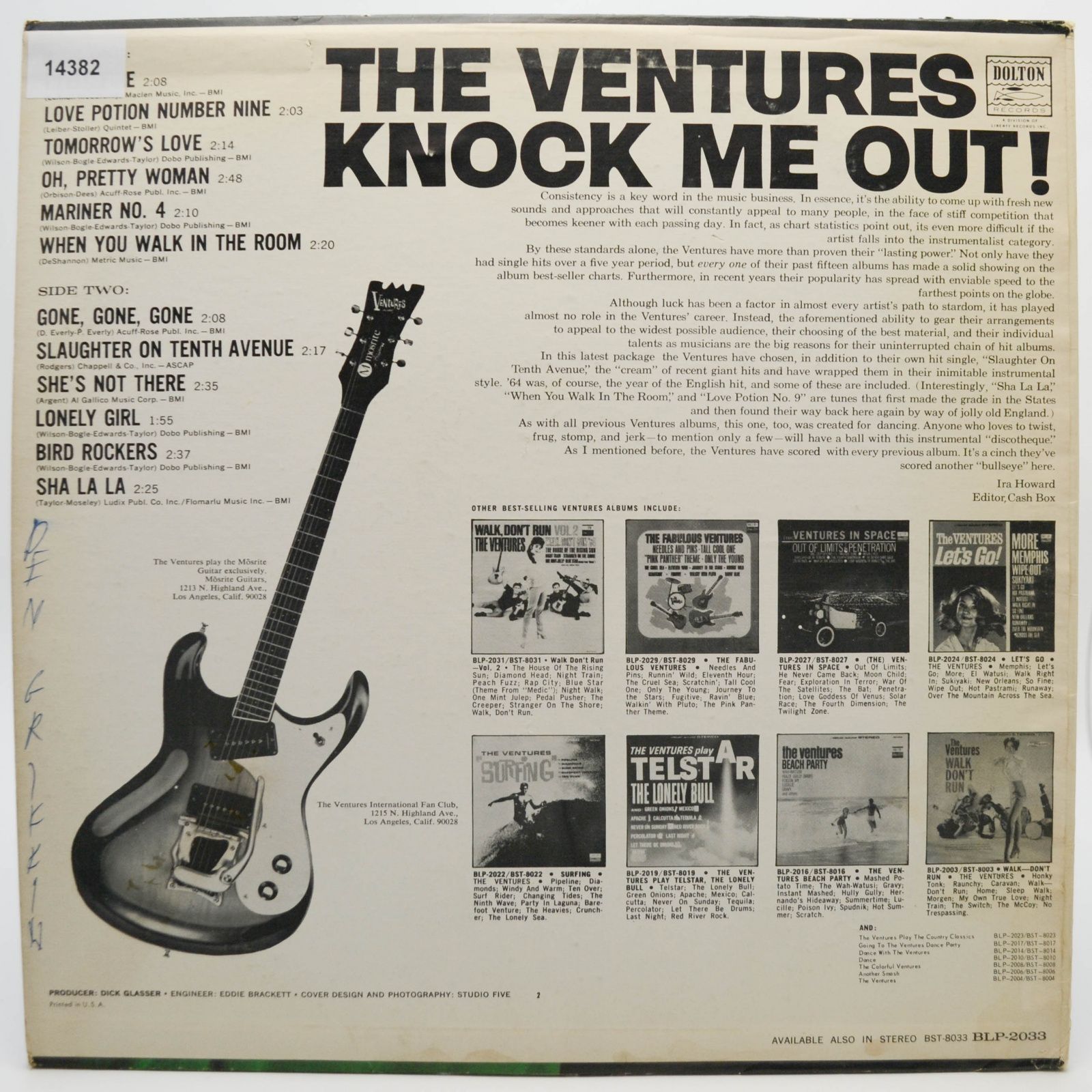 Ventures — Knock Me Out! (USA), 1965