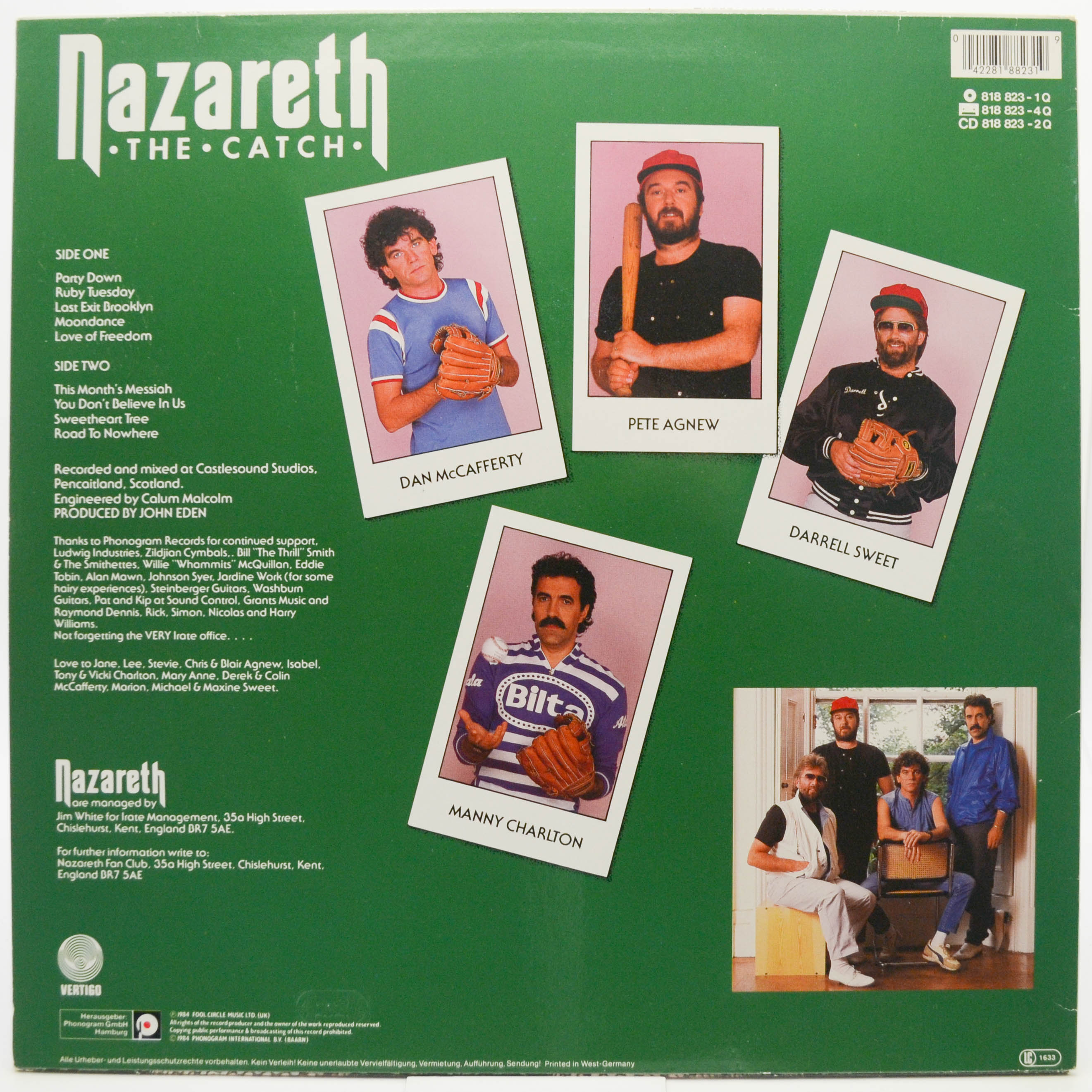 Nazareth — The Catch, 1984
