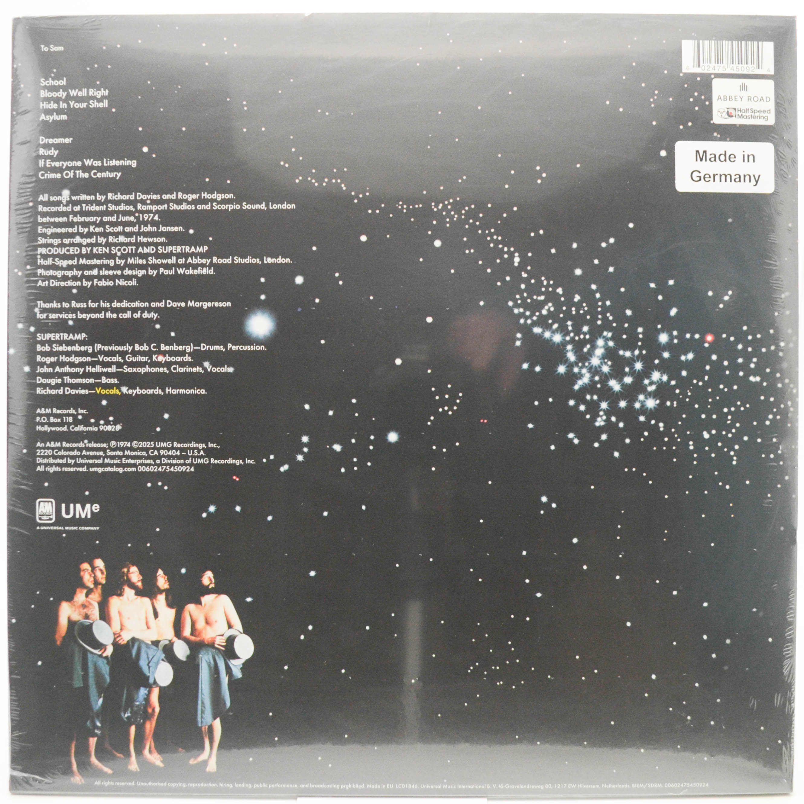 Supertramp — Crime Of The Century, 1974