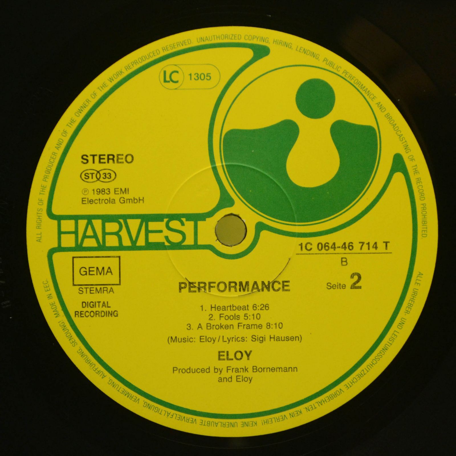 Eloy — Performance, 1983