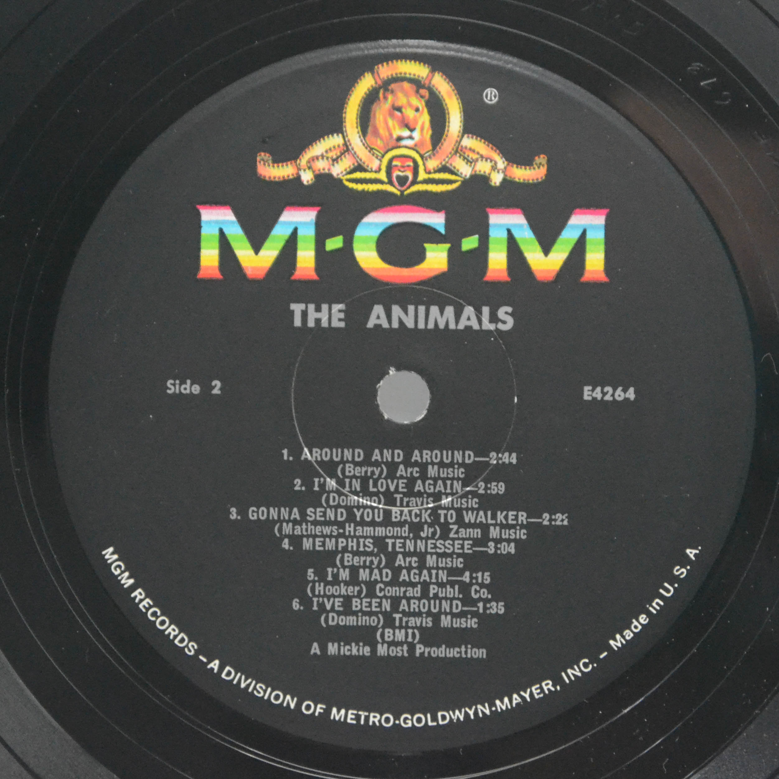 Виниловая пластинка Animals — The Animals (USA), 1964