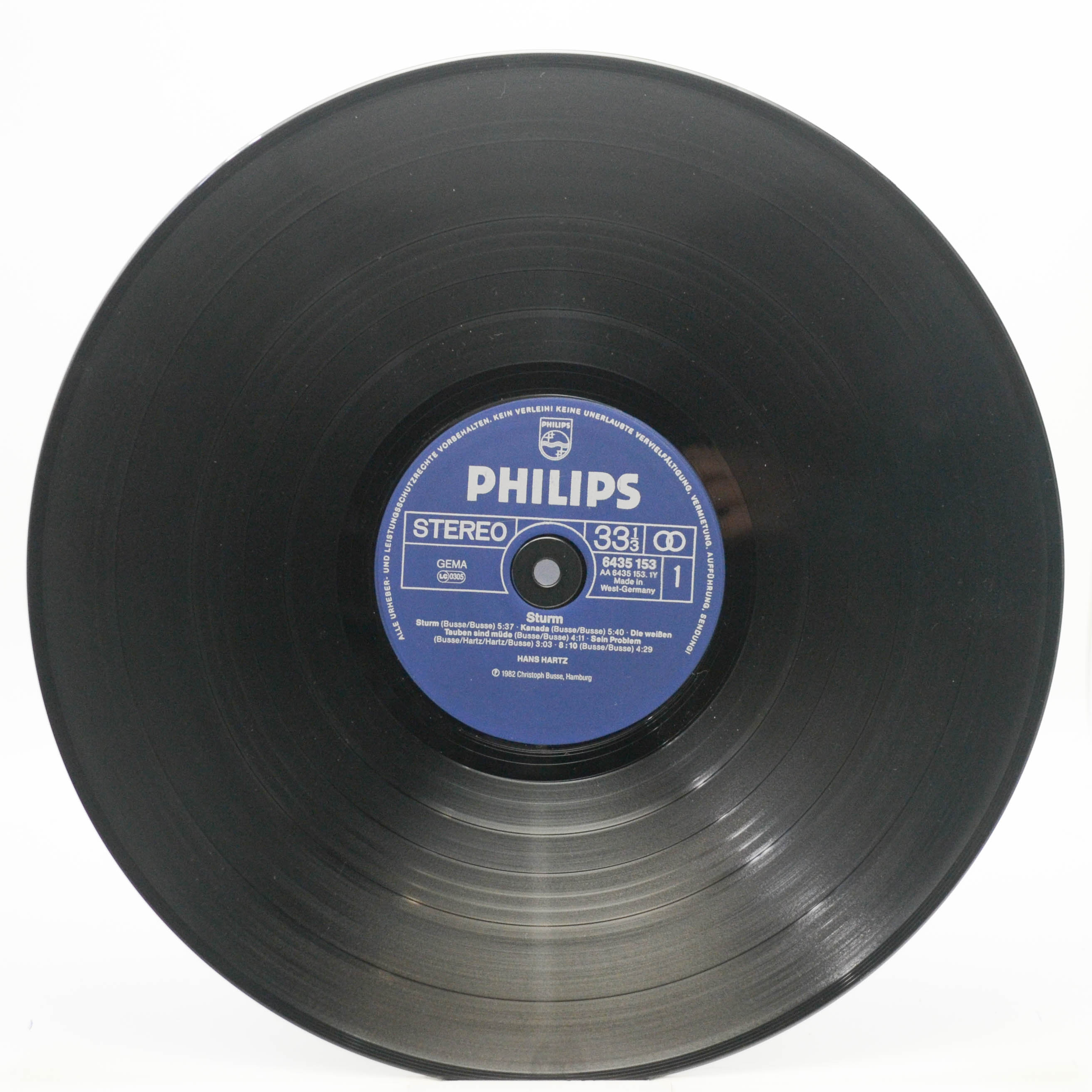 Hans Hartz — Sturm!, 1982