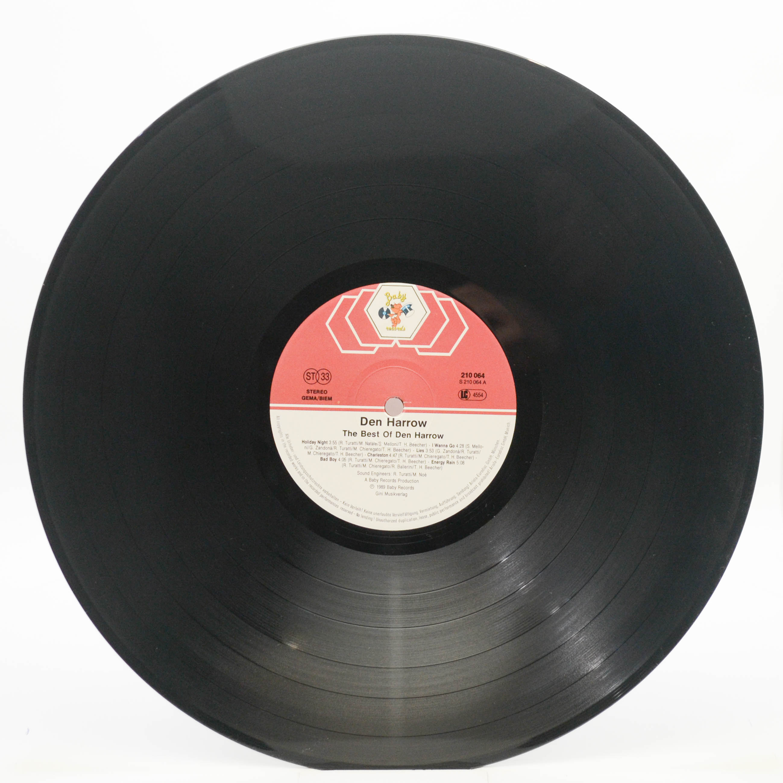 Den Harrow — The Best Of Den Harrow, 1989