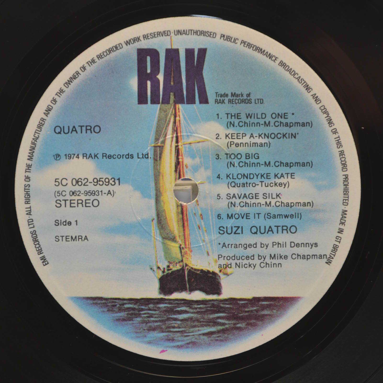Suzi Quatro — Quatro, 1974