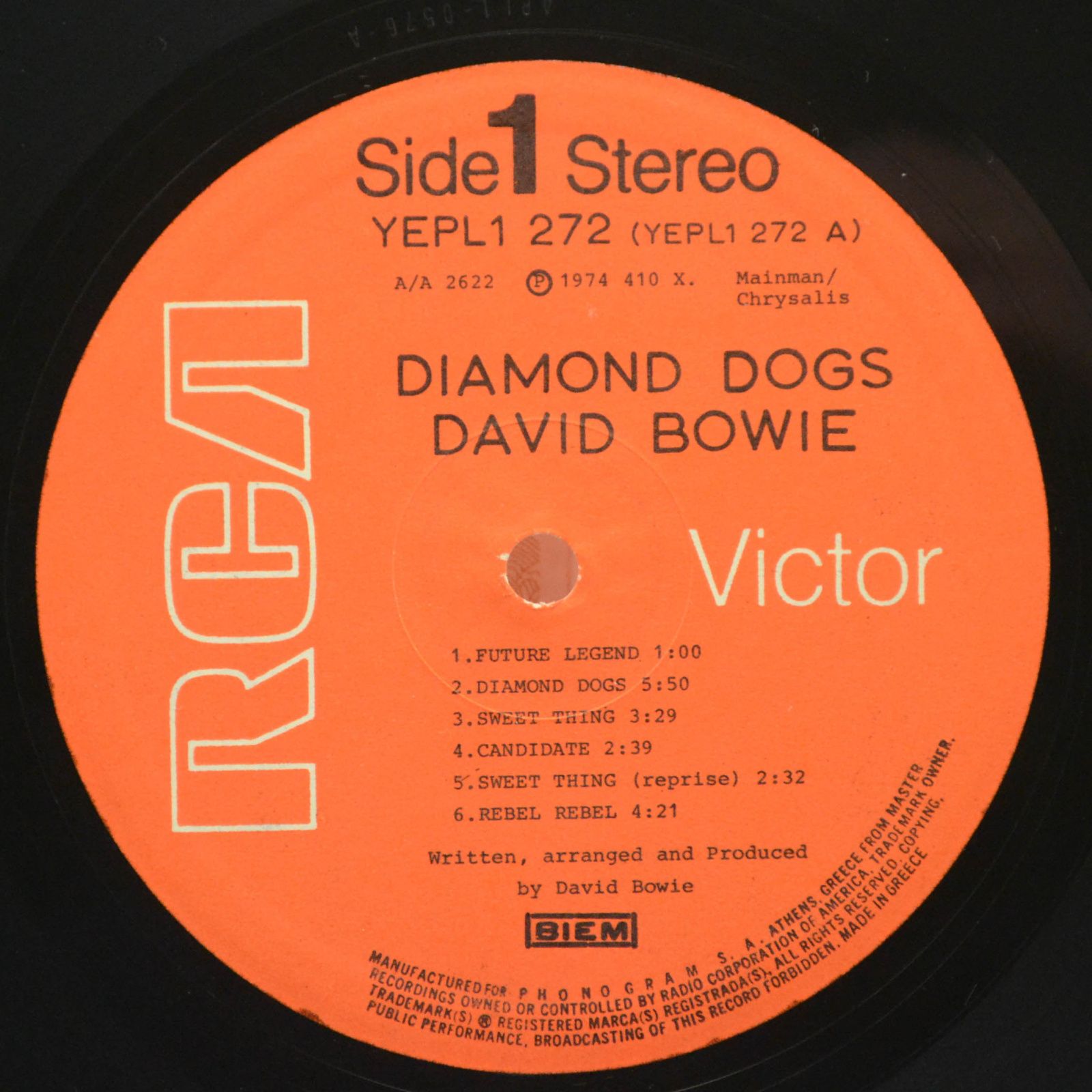 Bowie — Diamond Dogs, 1974