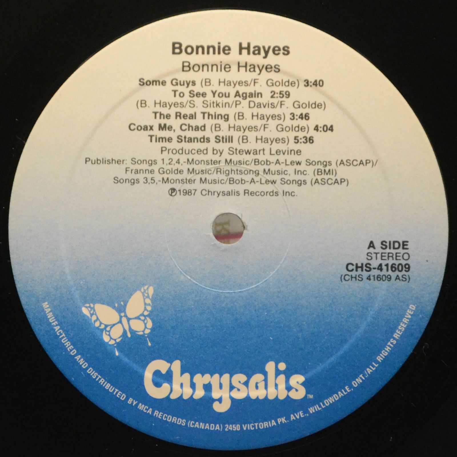 Bonnie Hayes — Bonnie Hayes, 1987