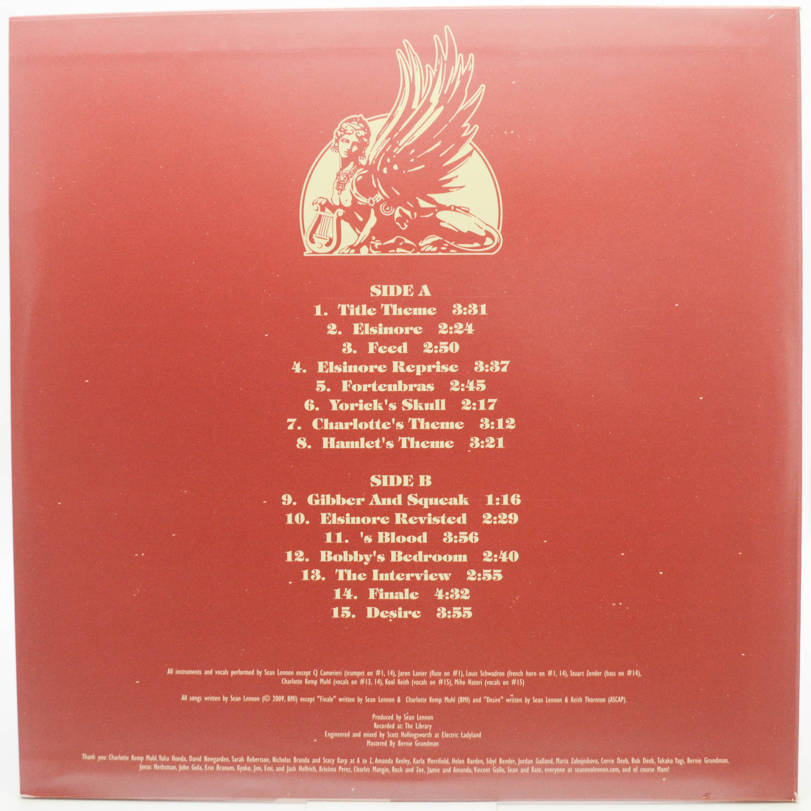 Sean Lennon — Rosencrantz And Guildenstern Are Undead (1-st, USA), 2009