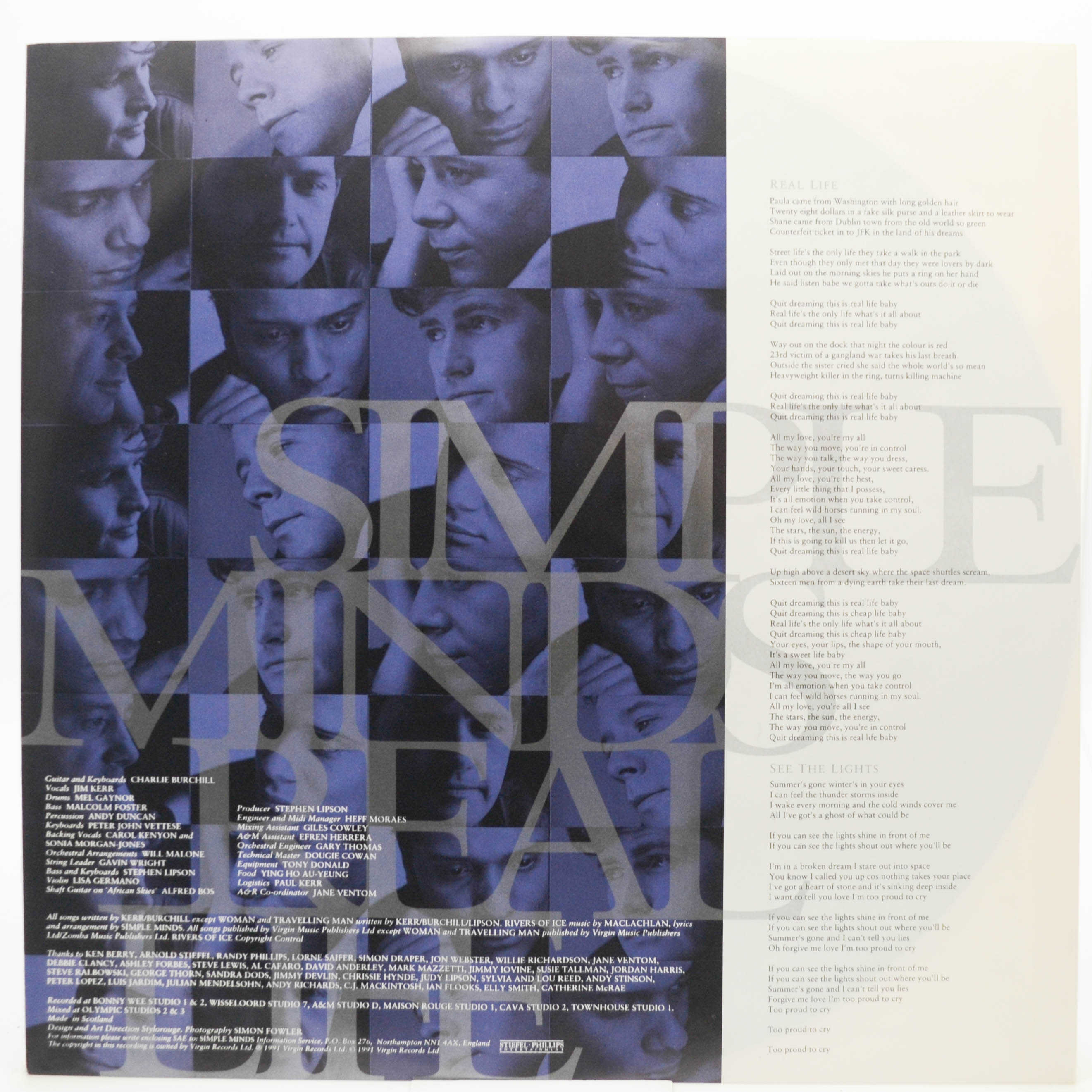 Simple Minds — Real Life, 1991