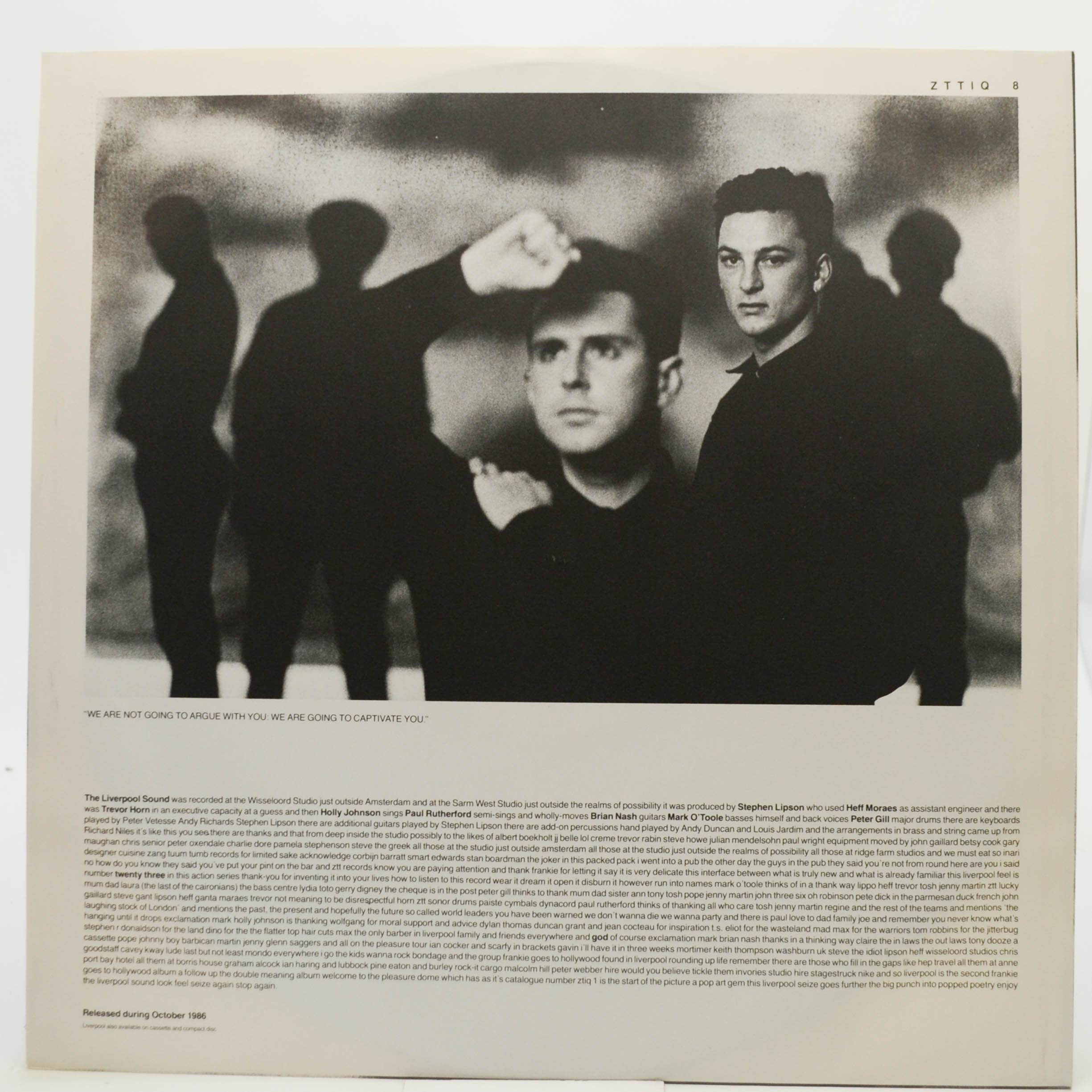Frankie Goes To Hollywood - Liverpool, 2980 ₽ Скандинавия, ZTT