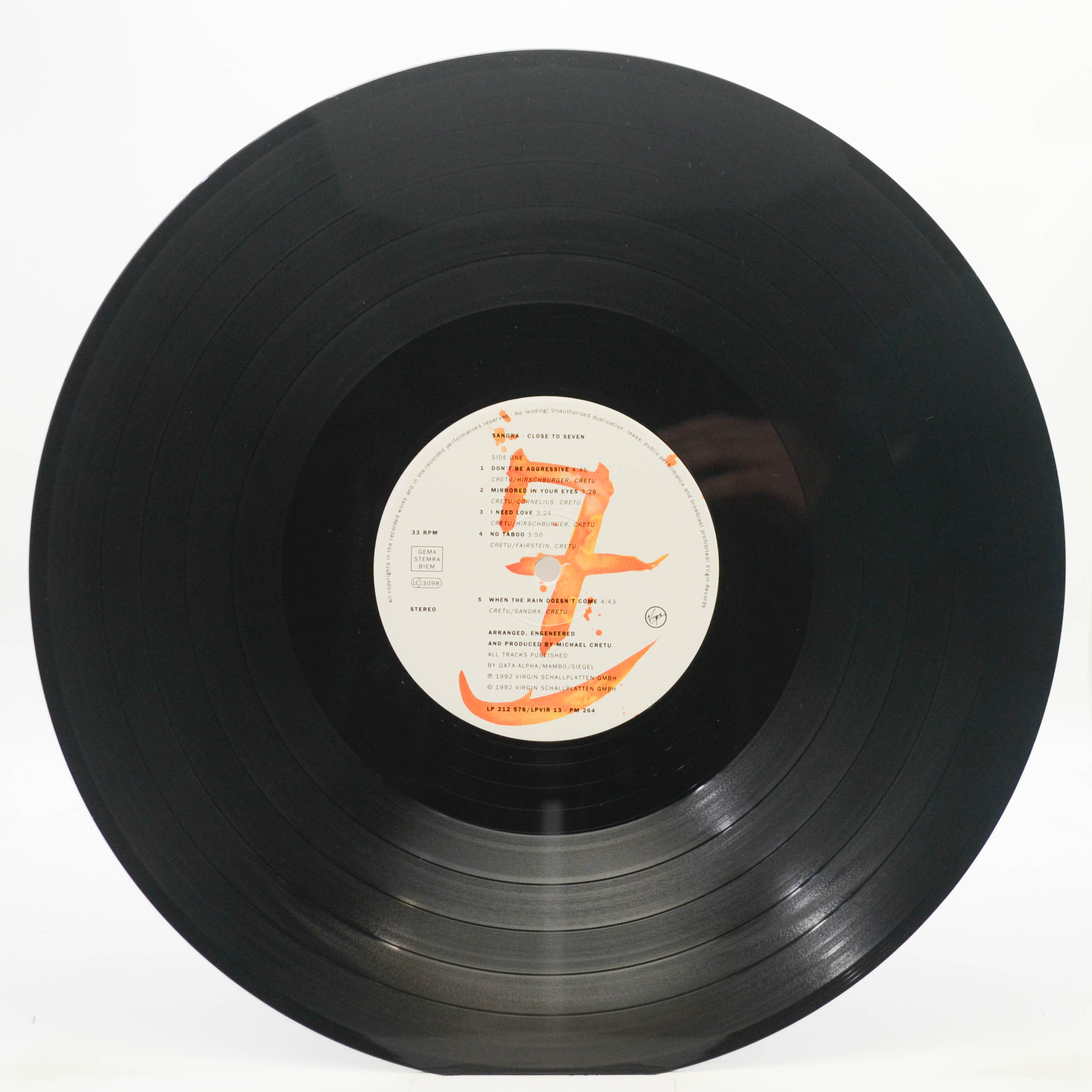 Sandra — Close To Seven, 1992