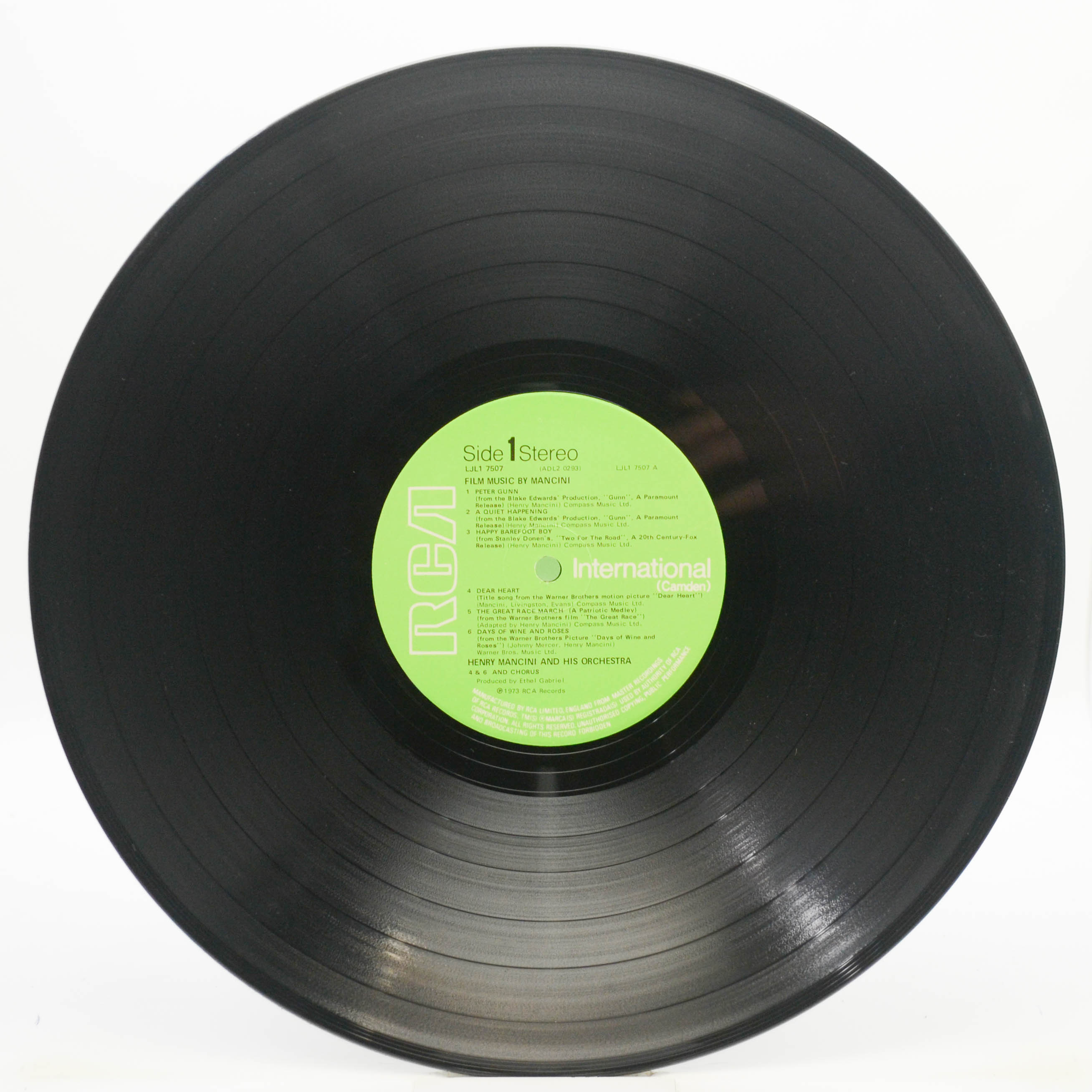 Henry Mancini And His Orchestra — Film Music By Mancini (UK), 1973