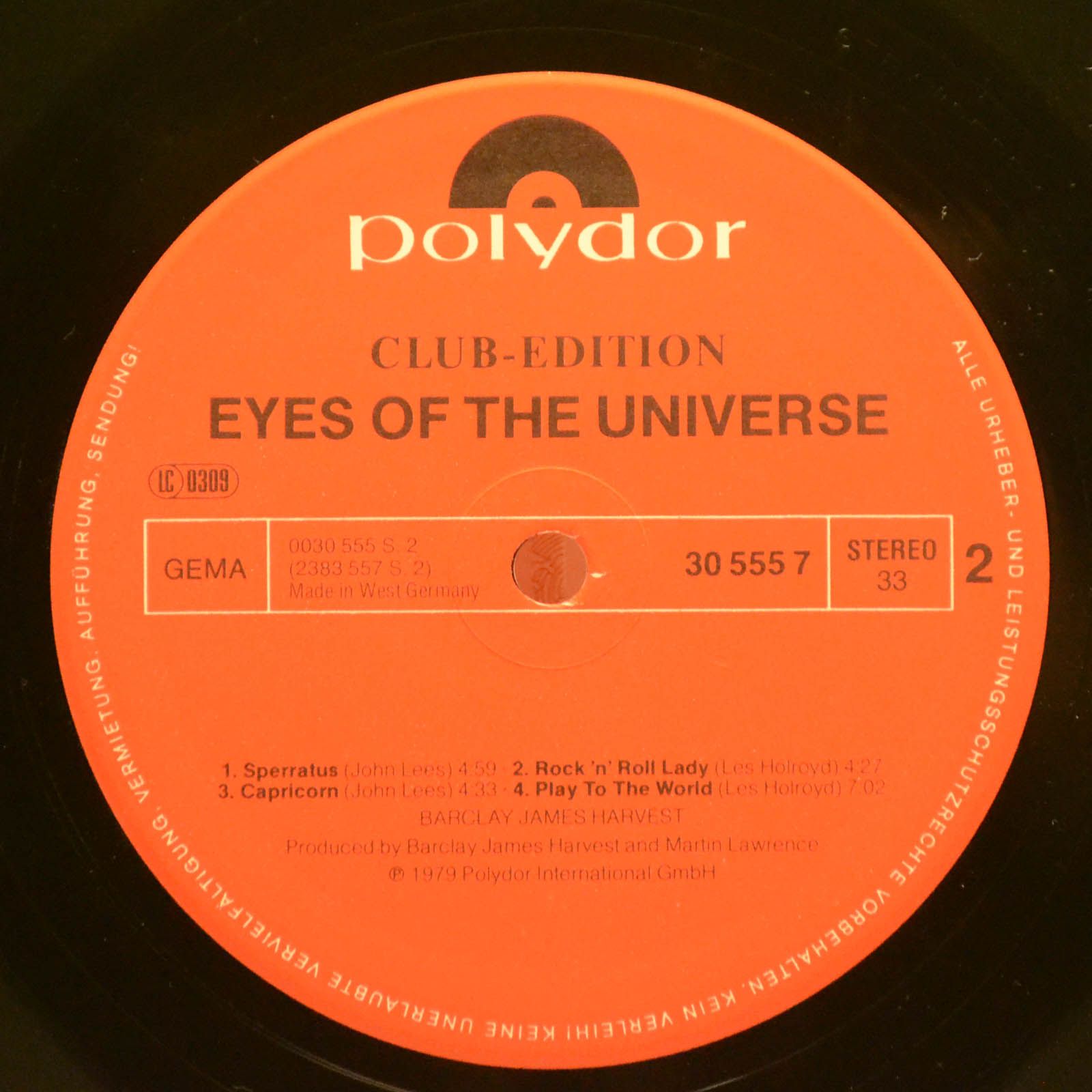 Barclay James Harvest — Eyes Of The Universe, 1980