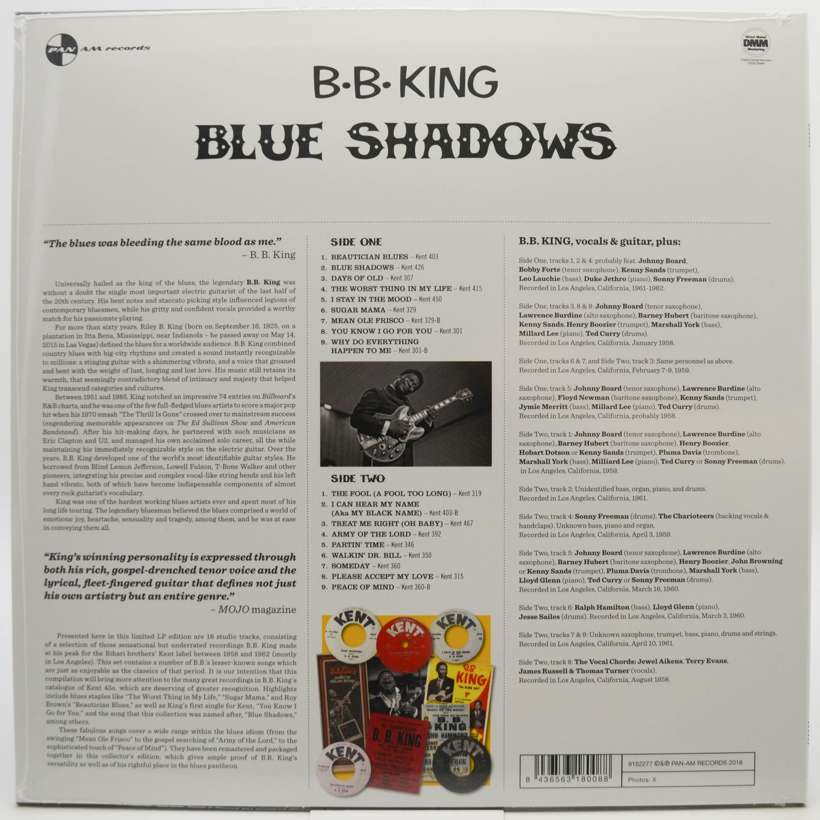 B.B. King — Blue Shadows - Underrated Kent Recordings 1958-1962, 2016
