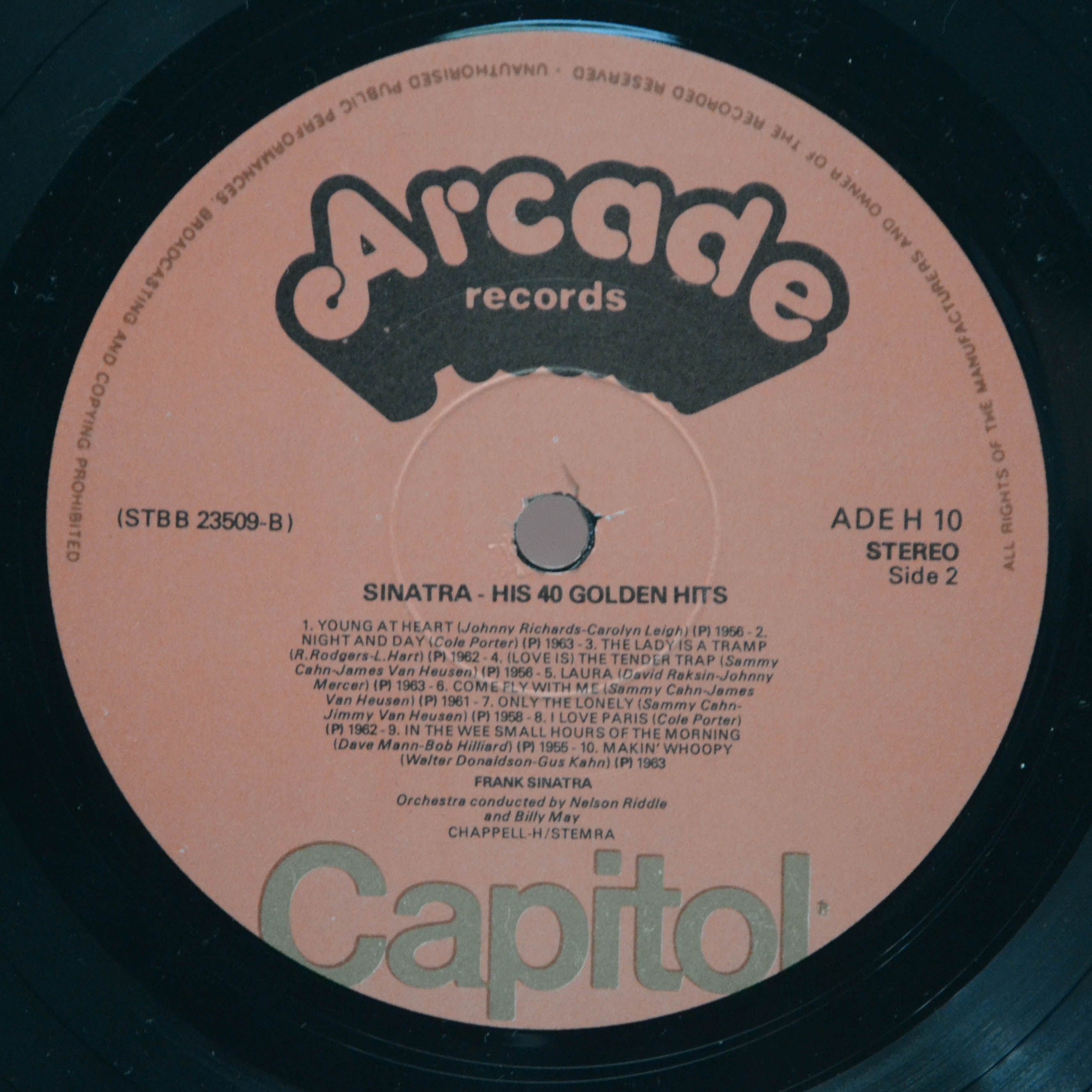 Виниловая пластинка Frank Sinatra — 40 Golden Hits (2LP), 1975