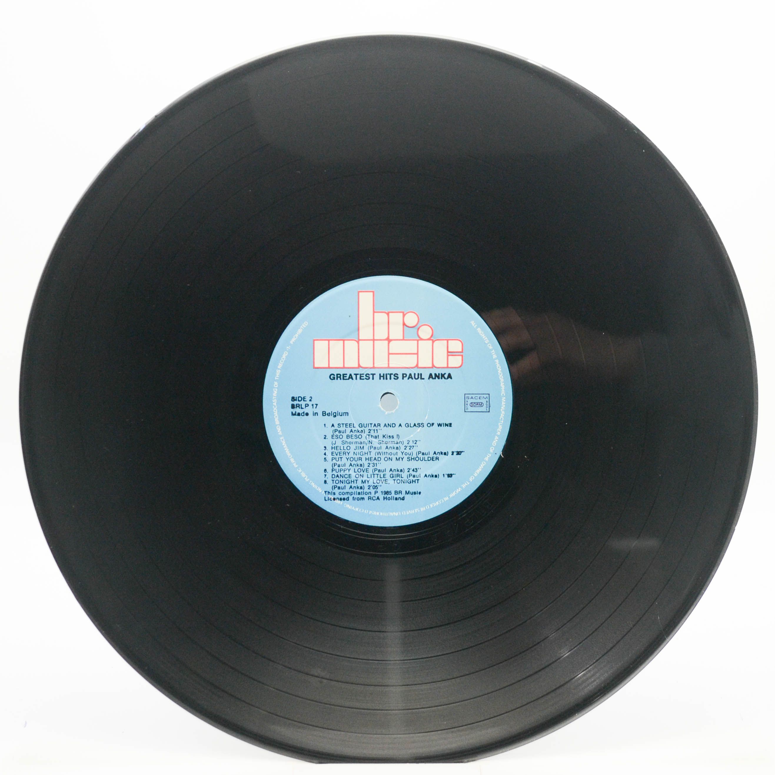 Paul Anka — Greatest Hits, 1985