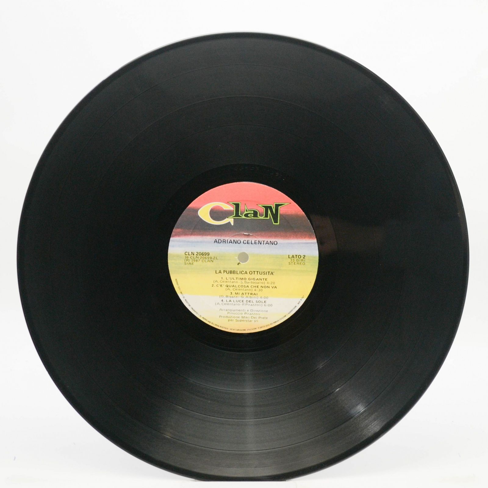Adriano Celentano — La Pubblica Ottusità (1-st, Italy, Clan), 1987